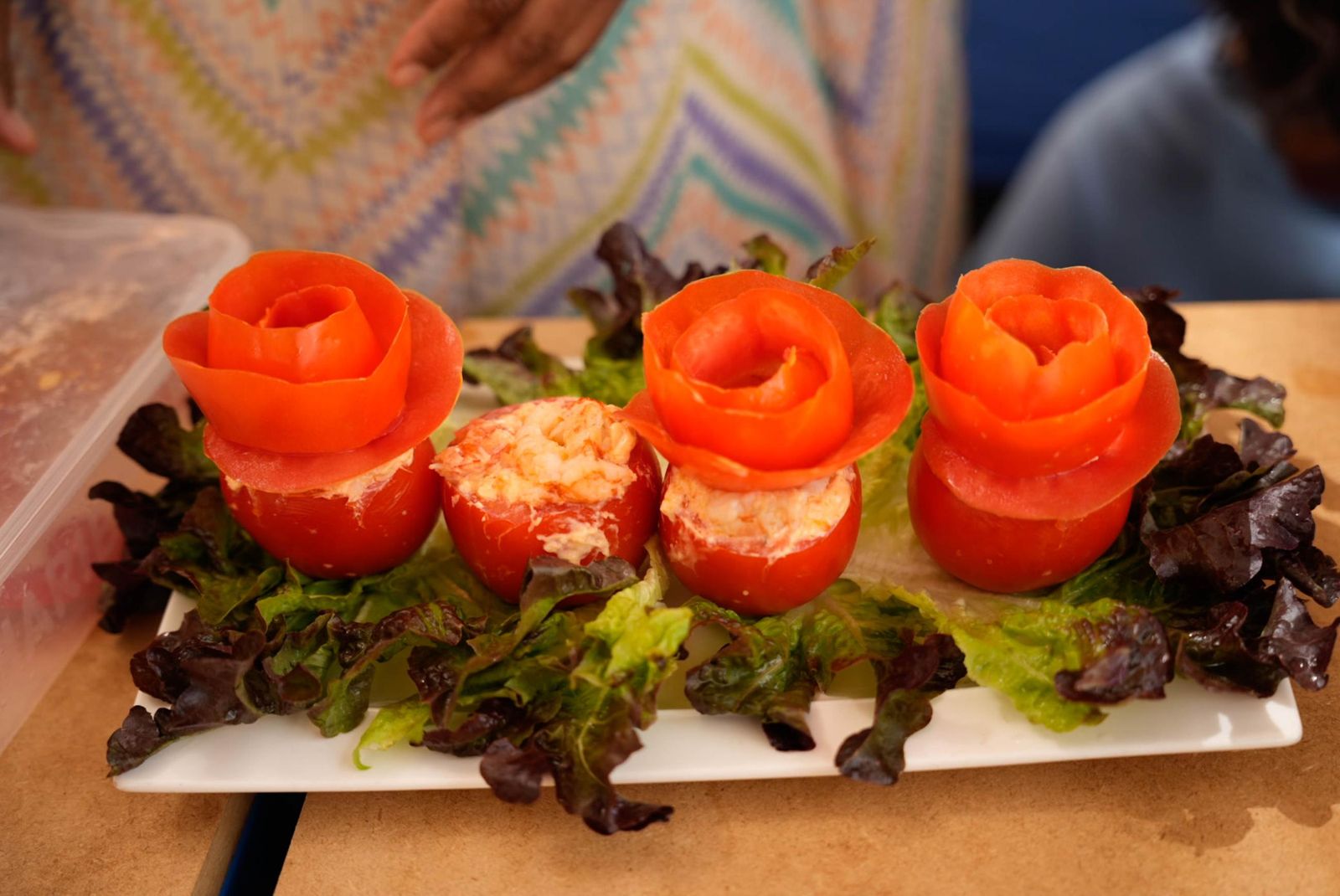 La Cofradía del Tomate y la semifinal del concurso gastronómico de la Feria de Almería, en imágenes