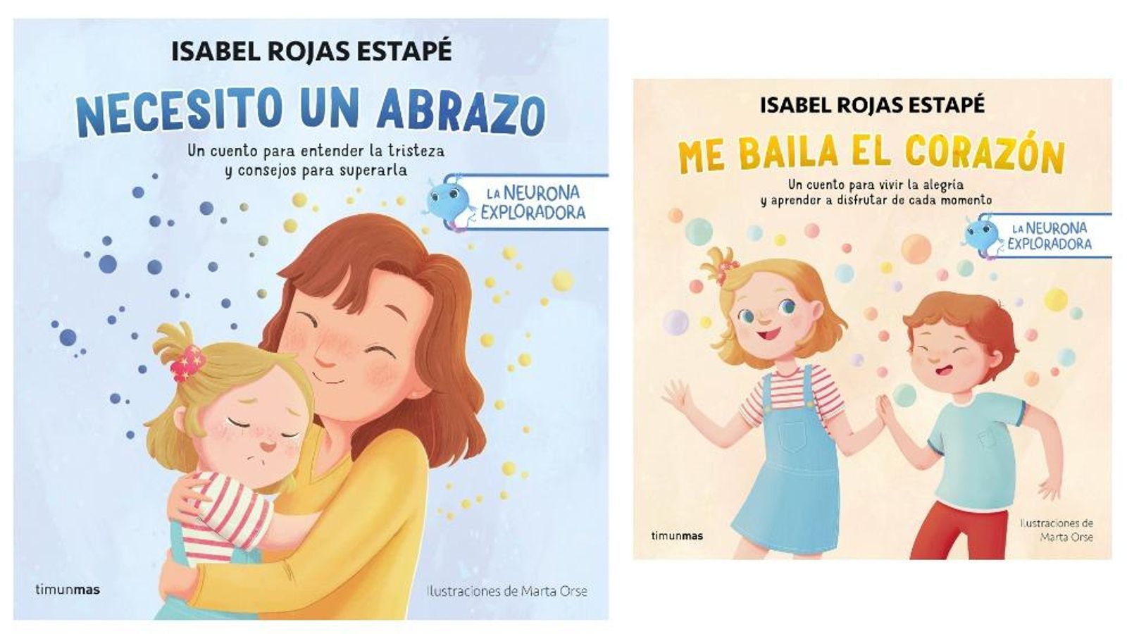 Portadas de los dos primeros libros de la colección.
