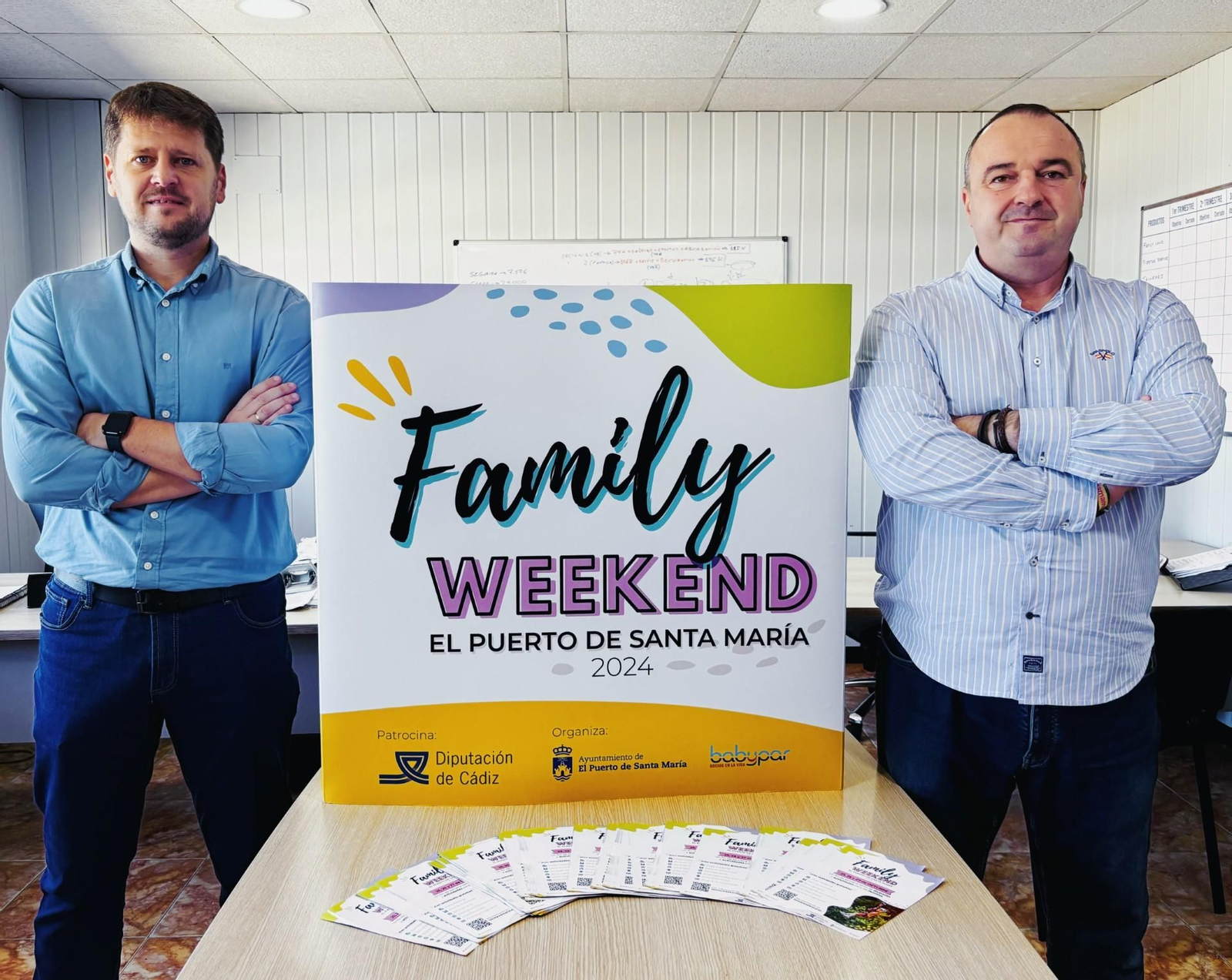 Juan José Flor y Juan Manuel Venegas, responsables de Babypar.