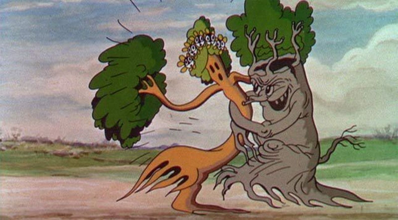 Un fotograma del corto 'Flowers and trees'.