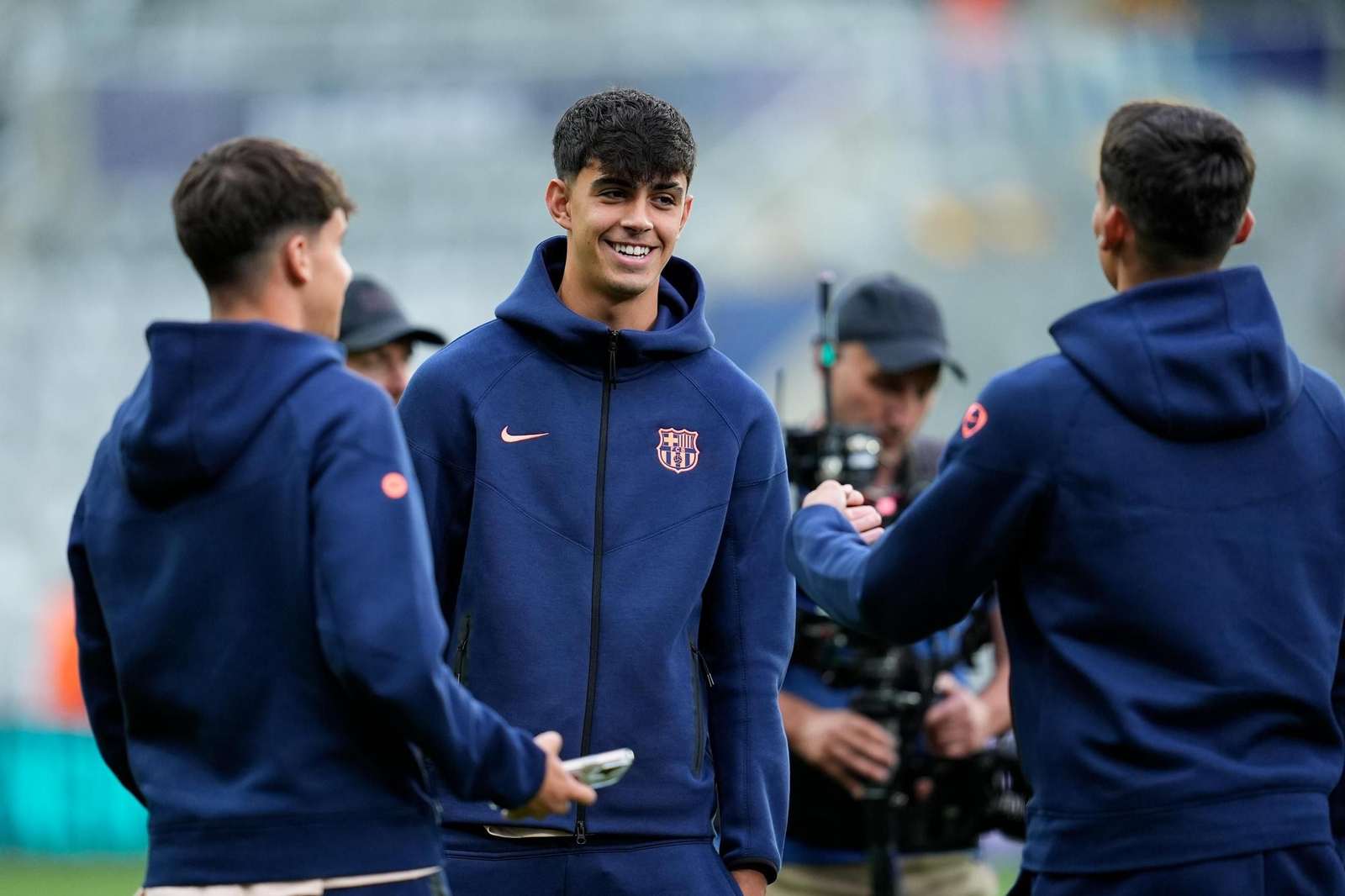 Las fotos del Newcastle-Barcelona