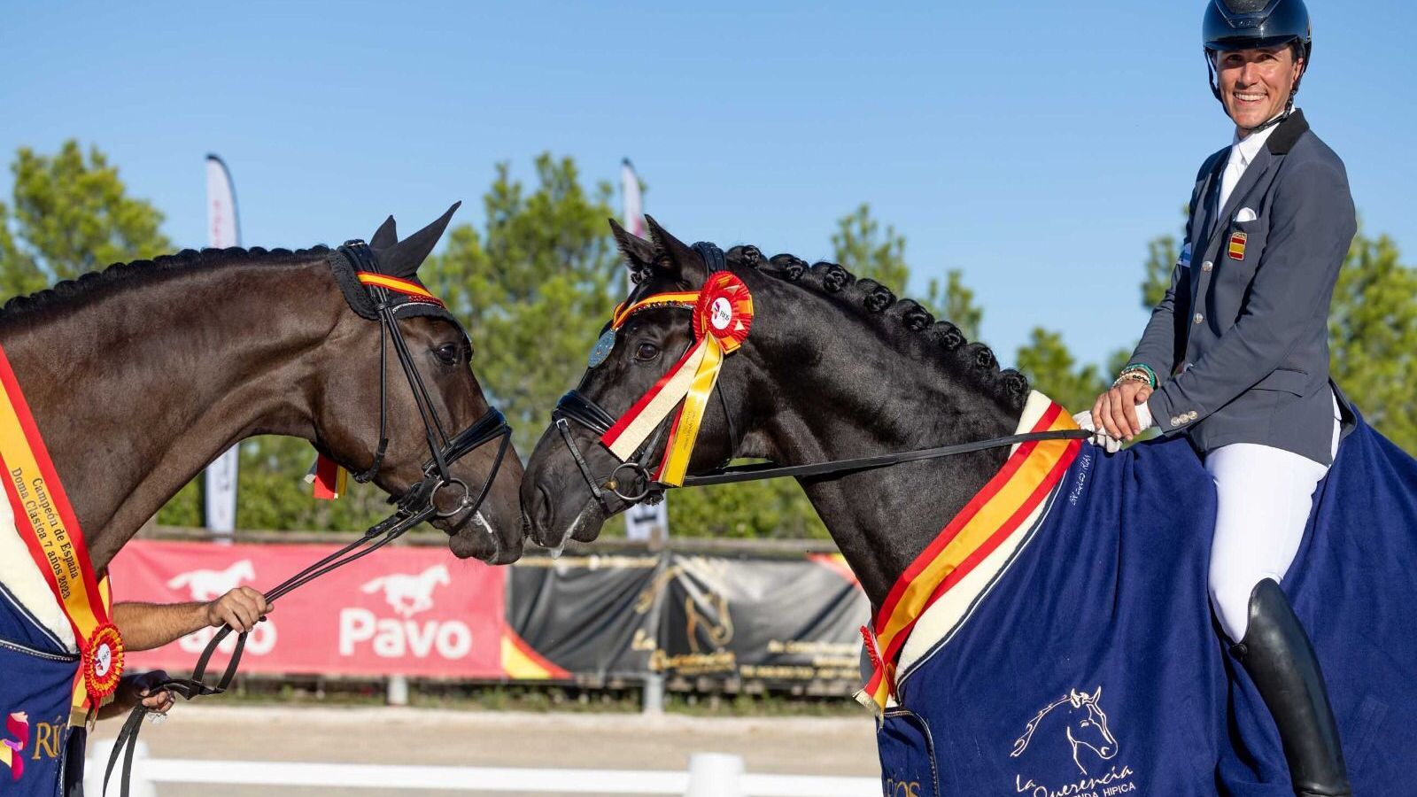 Campeonato de España Caballos Jóvenes 2023 con Mentor y Saltés TR en Murcia.