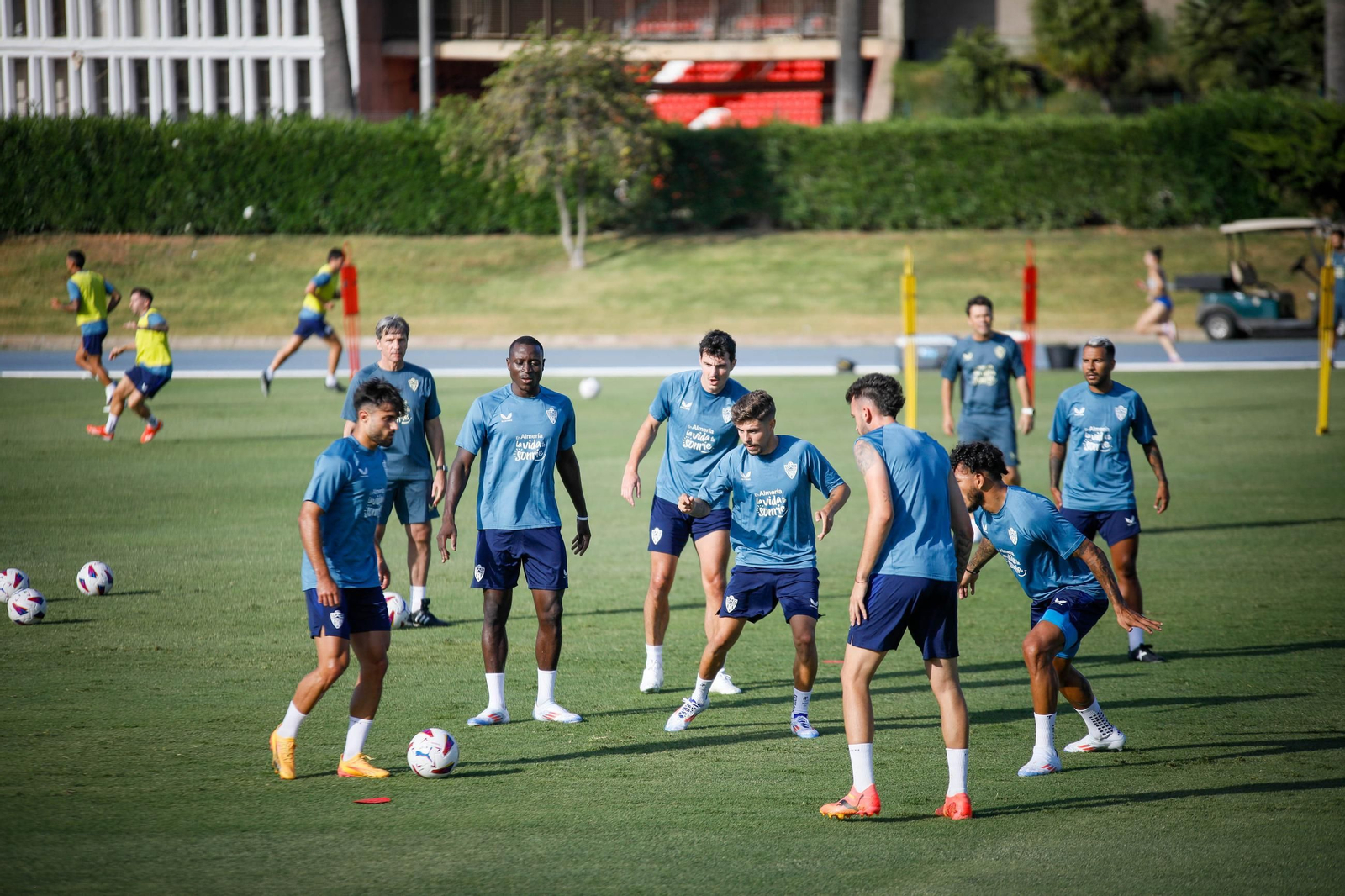 Primer entrenamiento pretemporada del Almería, en imágenes