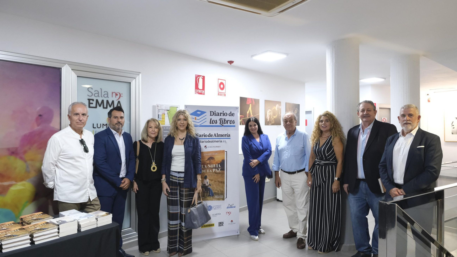 Las imágenes del Diario de los Libros con la escritora Rosario Raro