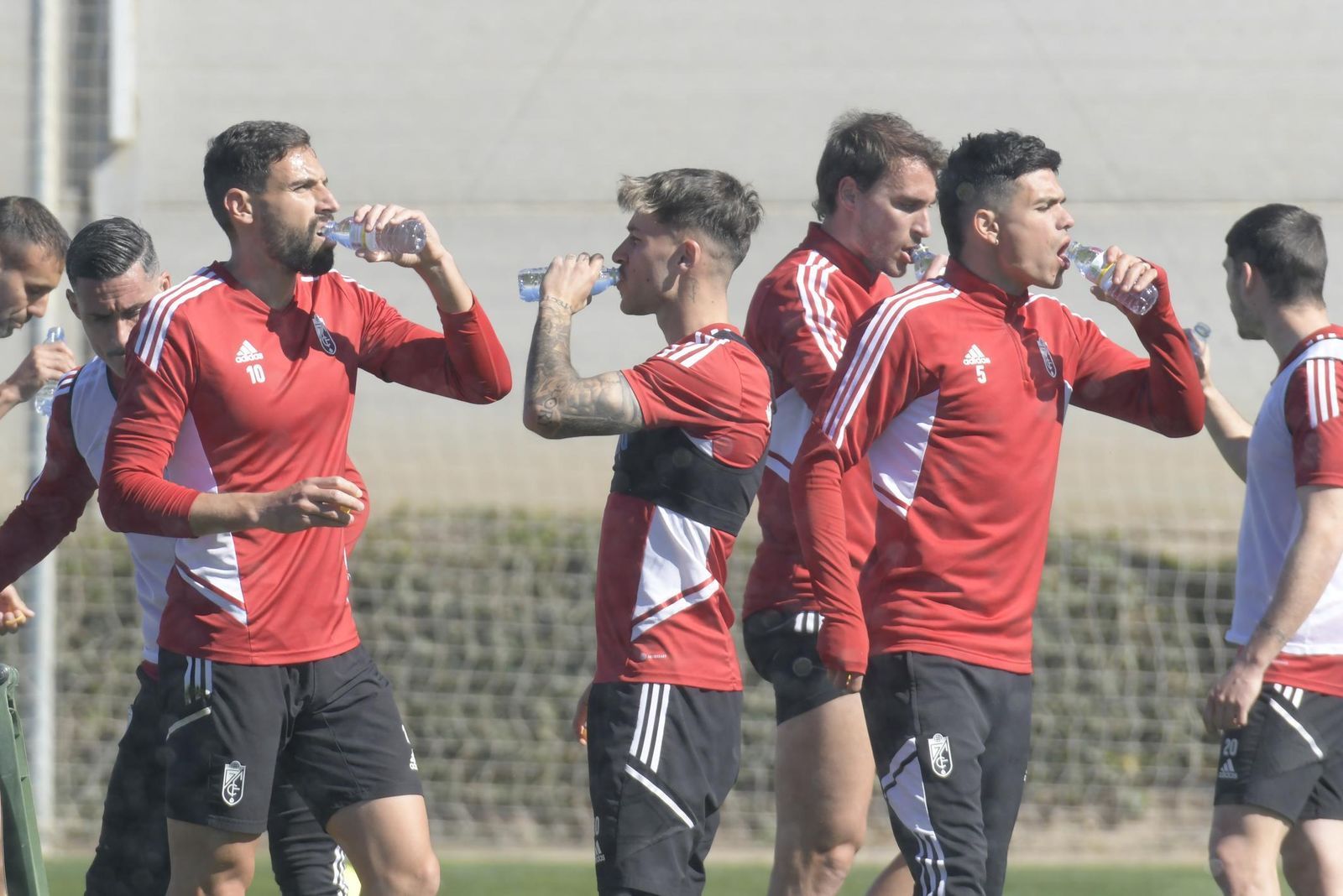 Las imágenes de la vuelta del Granada a los entrenamientos