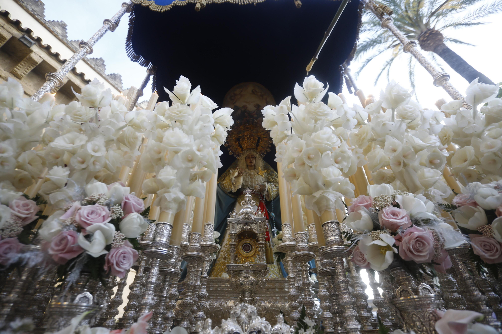 El traslado de la hermandad de la Estrella de Córdoba, en imágenes