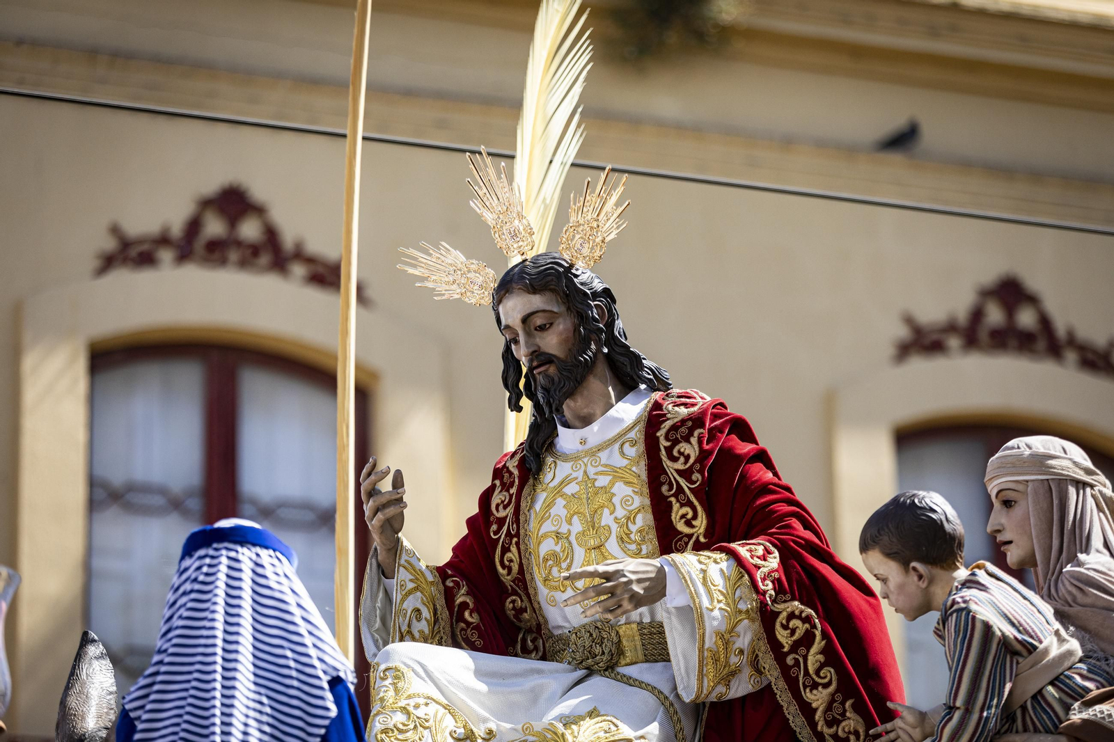 Las imágenes de la hermandad de Cristo Rey (Borriquita) en la Semana Santa de San Fernando 2025