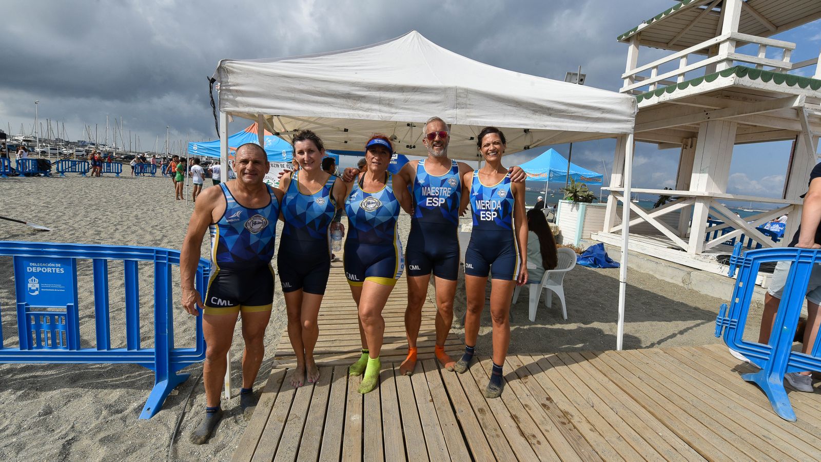 Las fotos del Andaluz de remo beach-sprint en La Línea