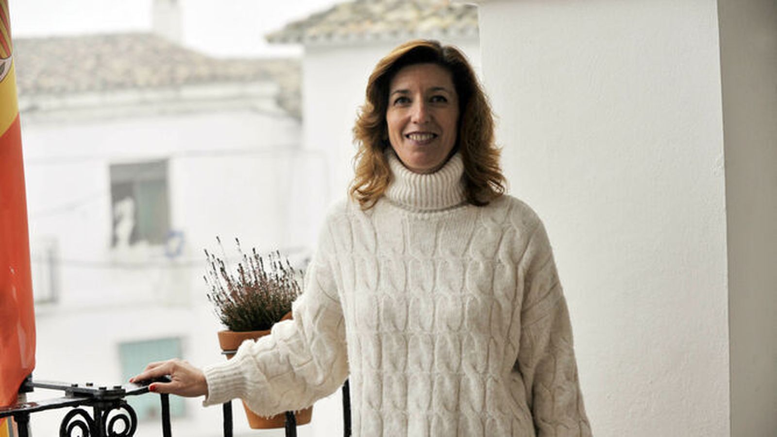 La alcaldesa de Benaocaz, Ana Belén García