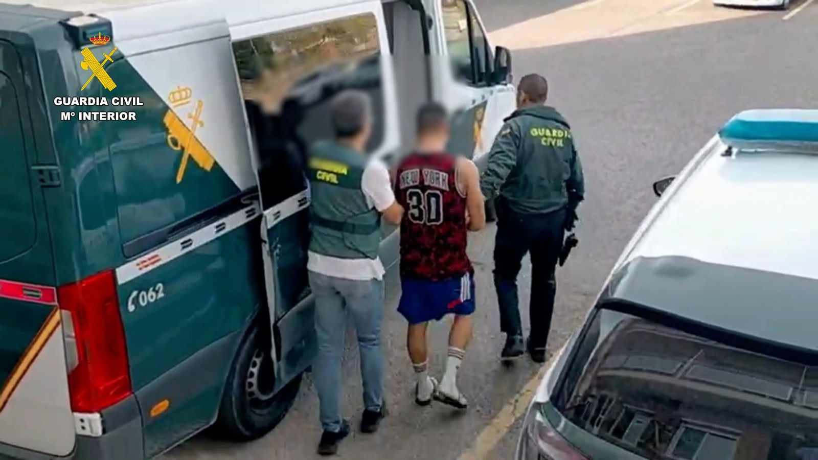 Uno de los detenidos en esta operación.