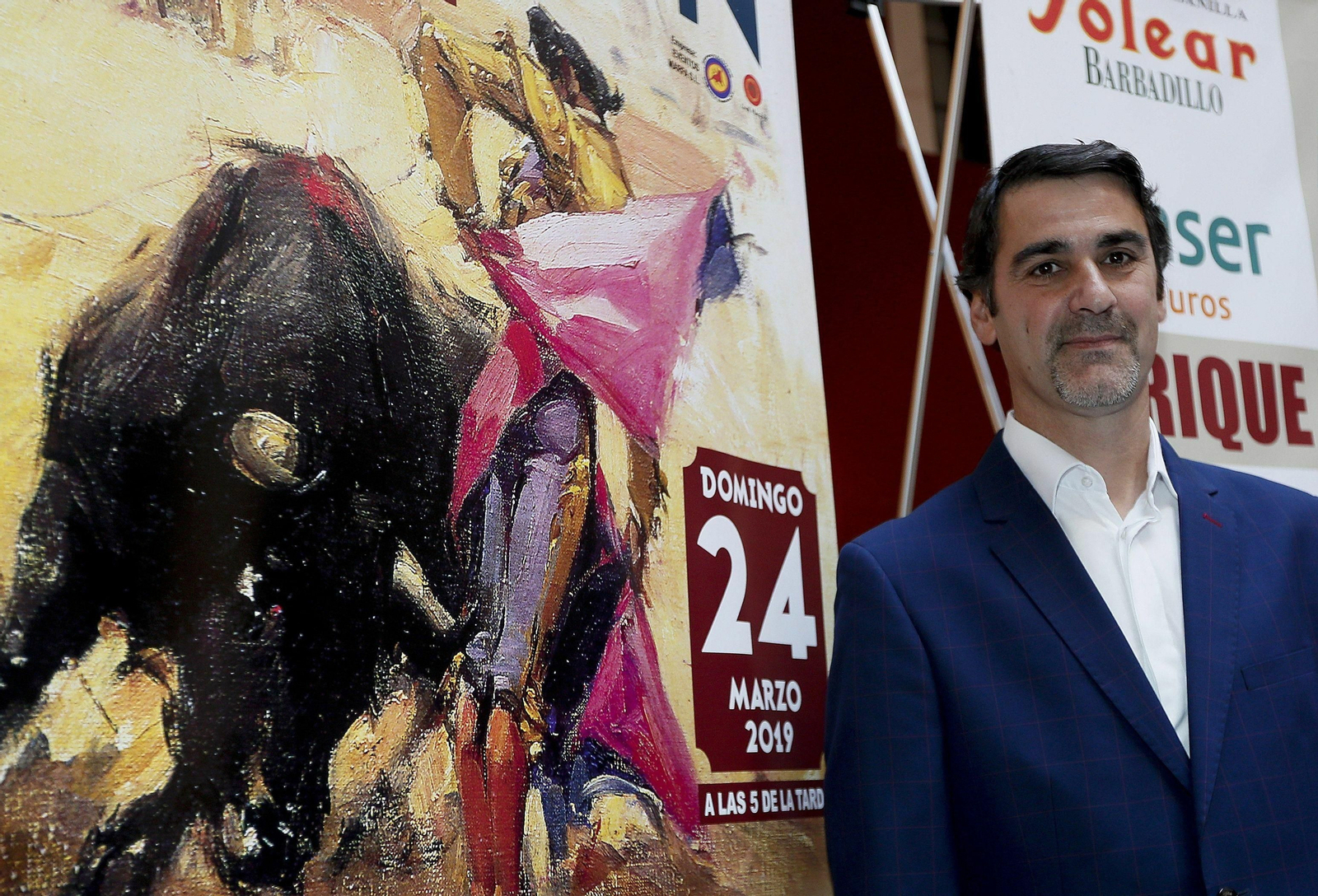 Jesulín de Ubrique presentando su vuelta a las plaza de Morón