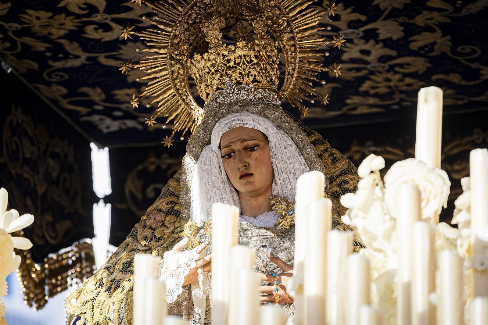 Las imágenes de la hermanad de Columna en la Semana Santa de 2025