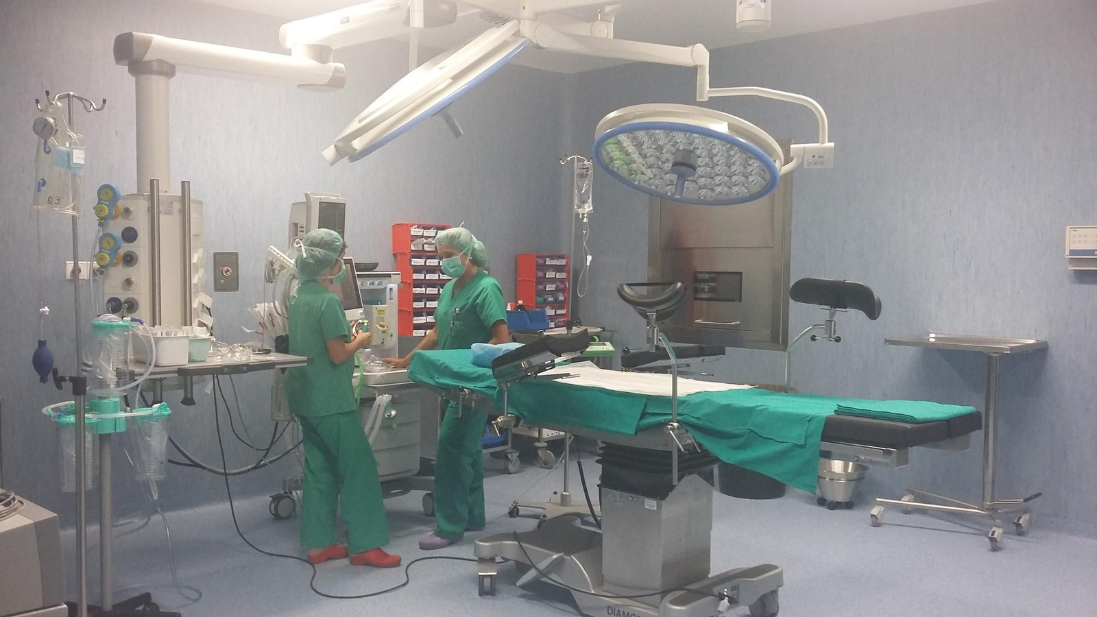 Un quirófano del hospital Infanta Elena.