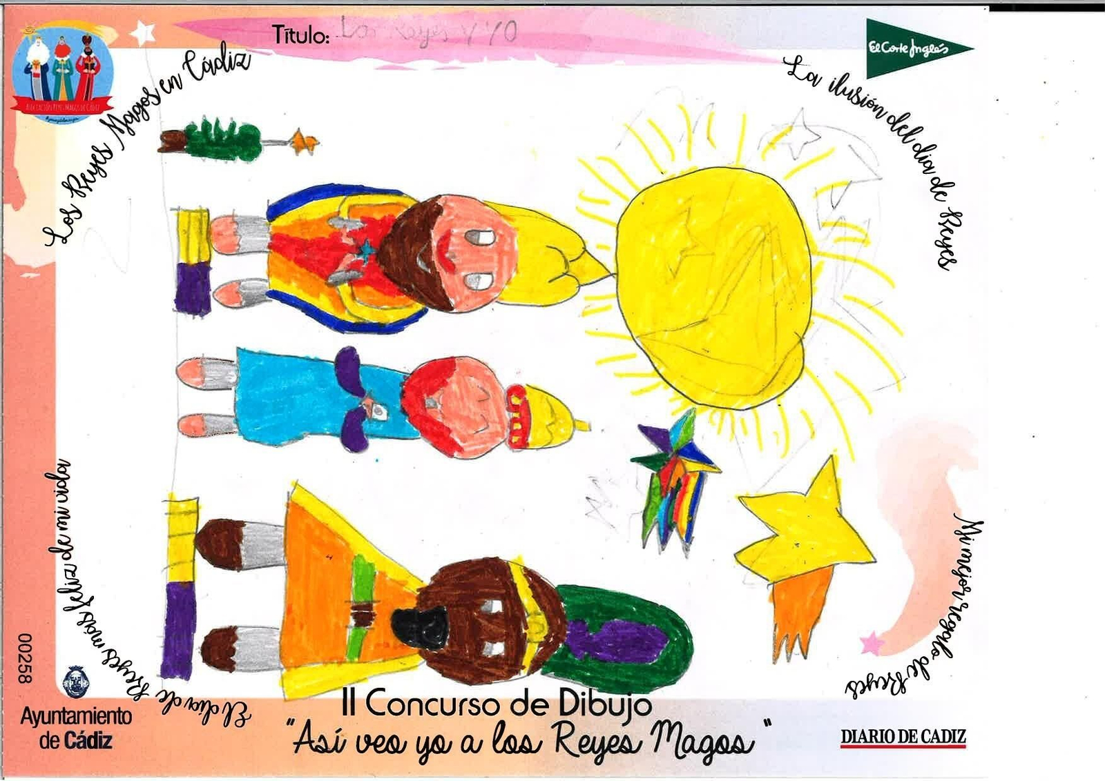 Las felicitaciones finalistas del II Concurso de Dibujo 'Así veo yo a los Reyes Magos'