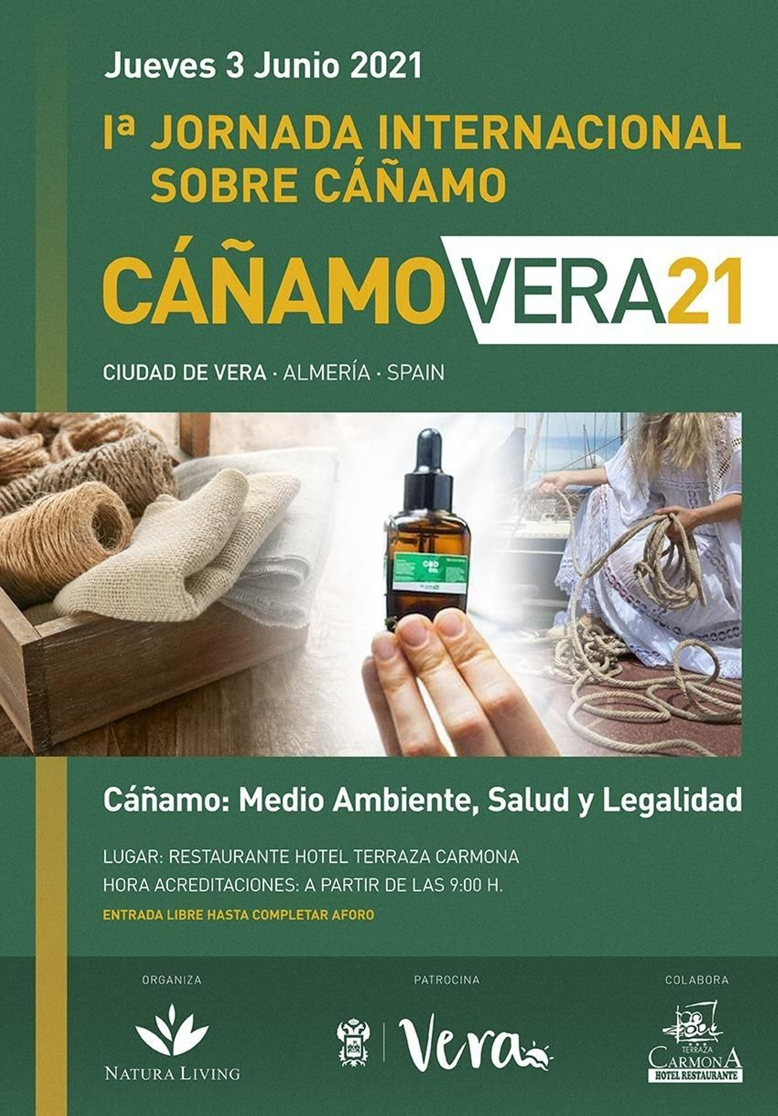 Vera acogerá unas jornadas internacionales sobre cáñamo