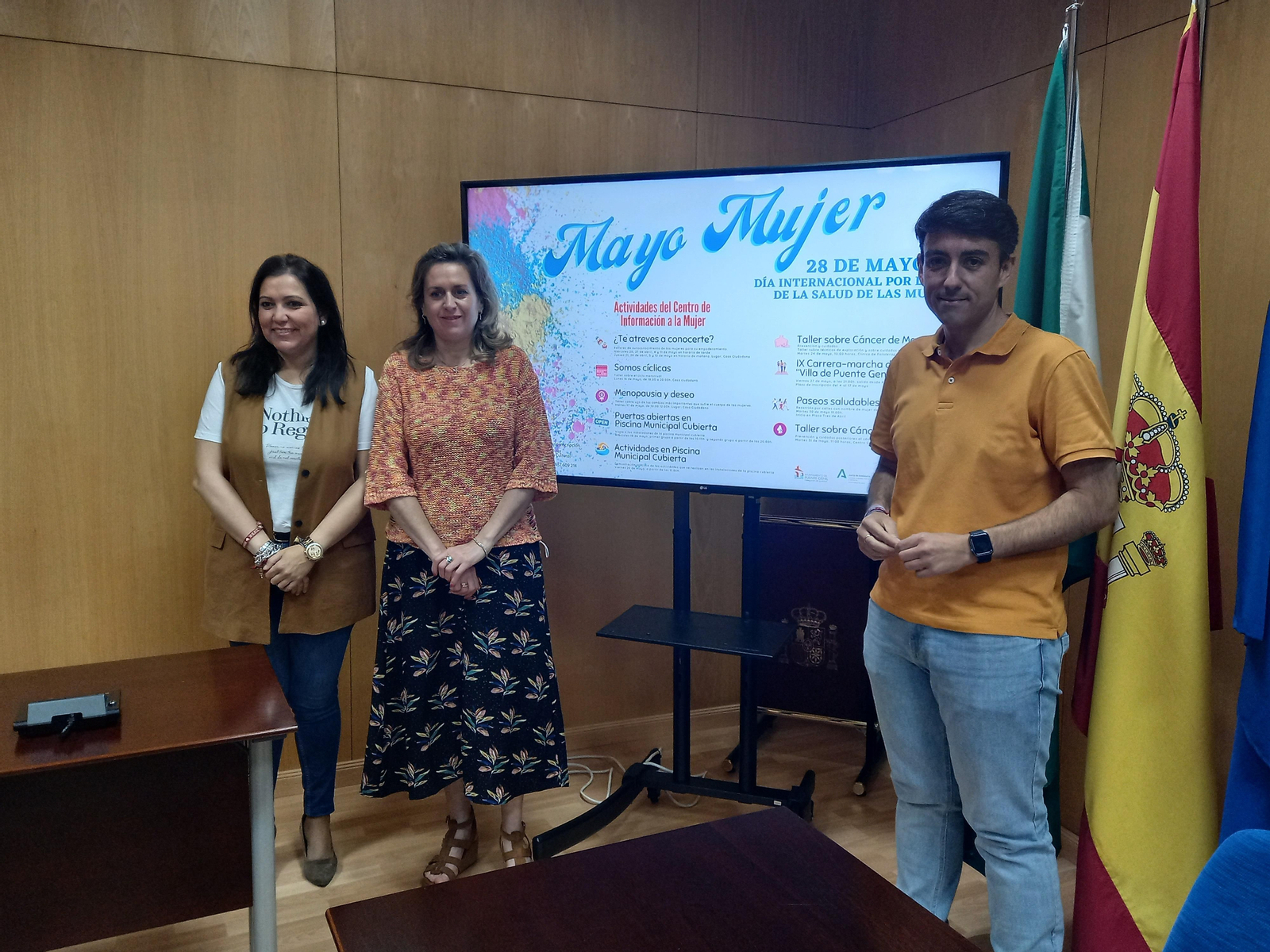 Ana Carrillo, Loli Franco y José Antonio Gómez