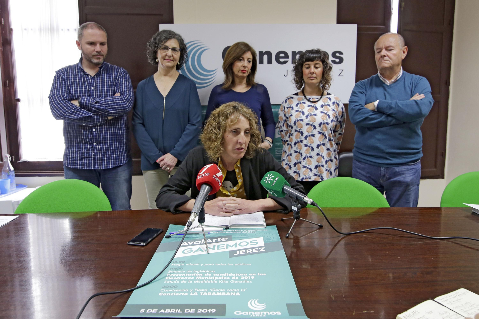 La alcaldable Kika González, durante la comparecencia celebrada este miércoles.