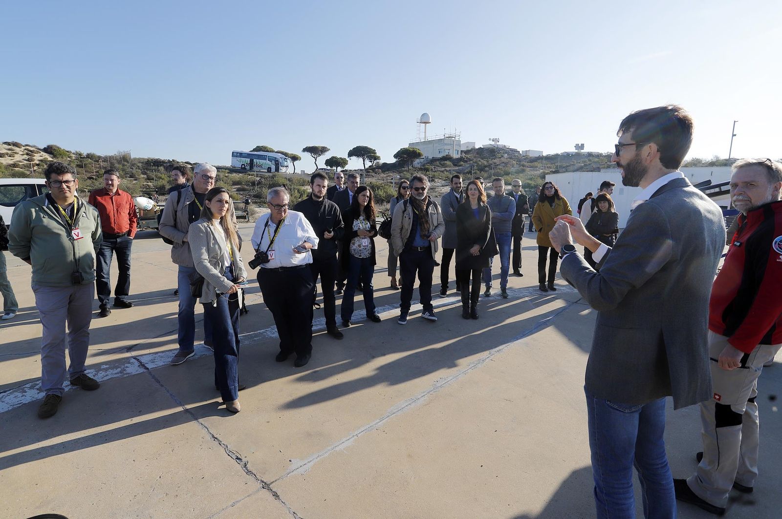 Imágenes del ensayo del demostrador Auto´Mate en el INTA, Huelva