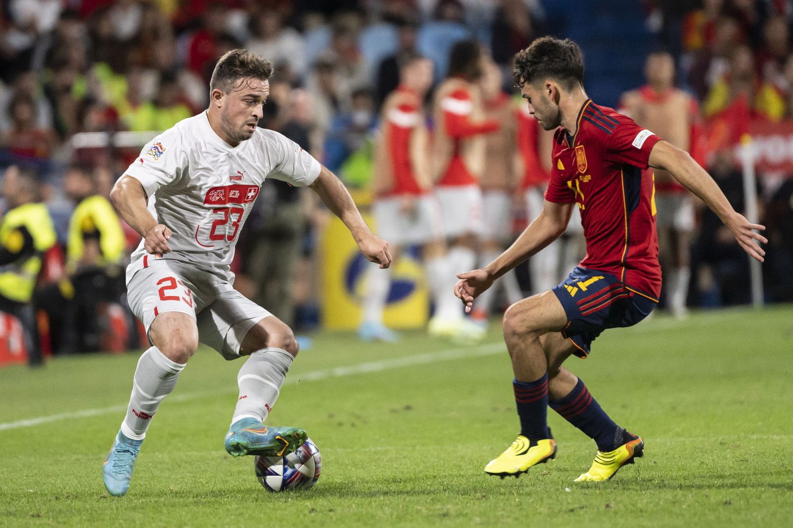 Las imágenes del España-Suiza