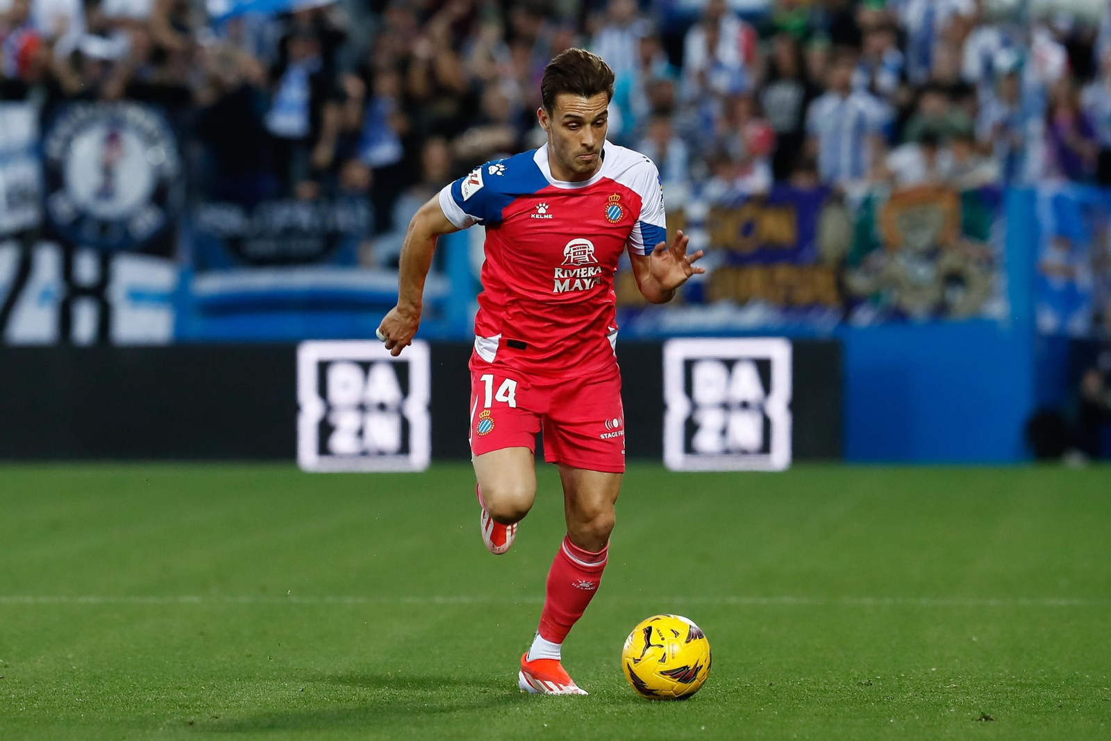 Brian Oliván cuando jugaba en el Espanyol.