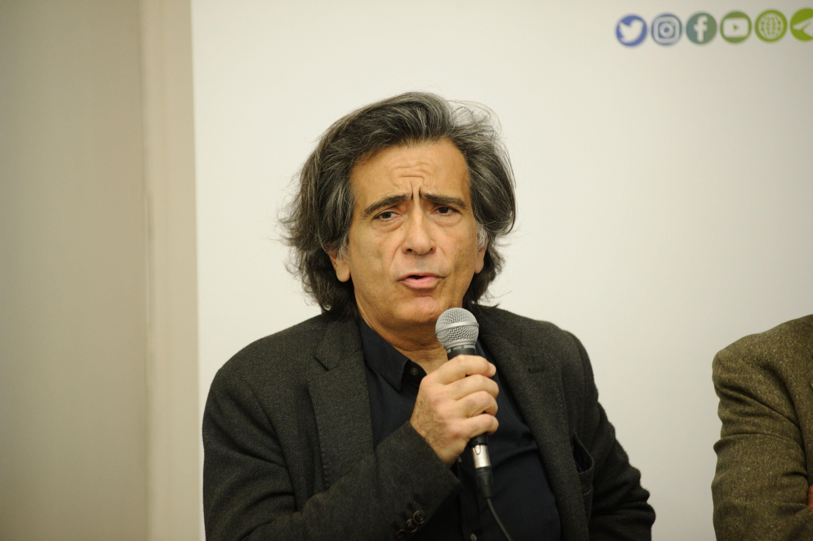 El periodista Arcadi Espada en un reciente acto en la Universidad Pompeu Fabra de Barcelona.