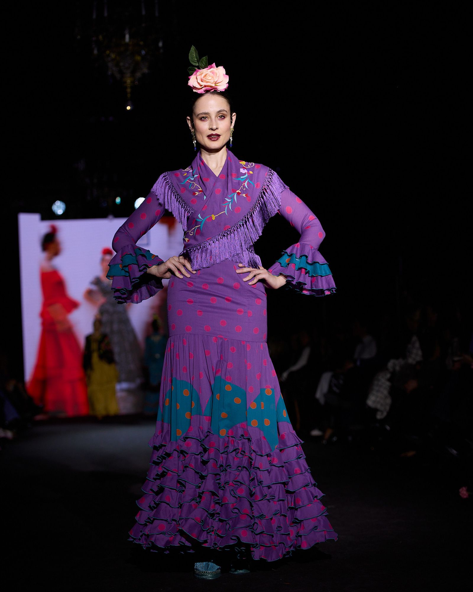 El desfile de flamenca Pol Núñez en We Love Flamenco 2026, todas las fotos