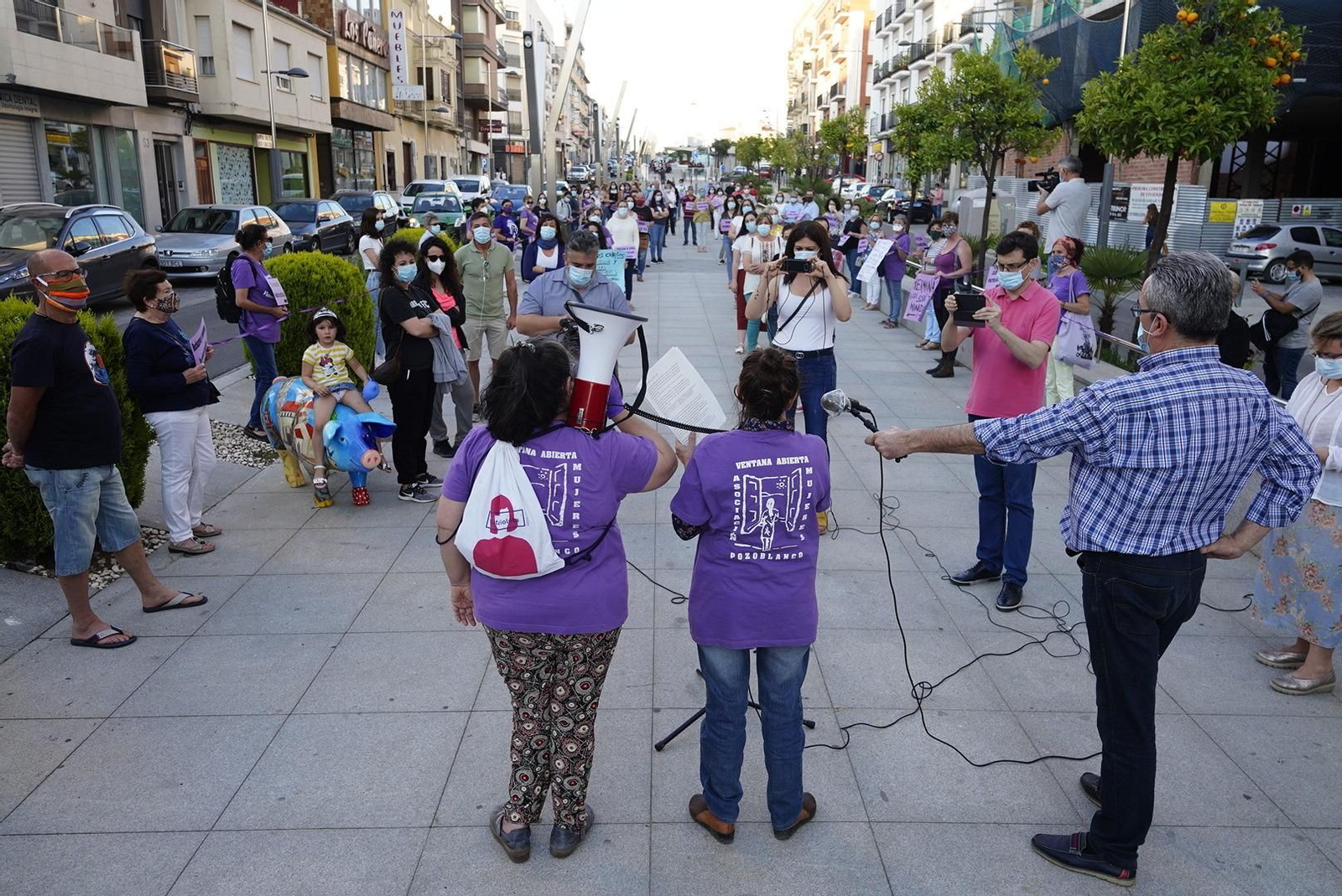 La concentración contra la sentencia de la Manada celebrada en Pozoblanco, en fotos