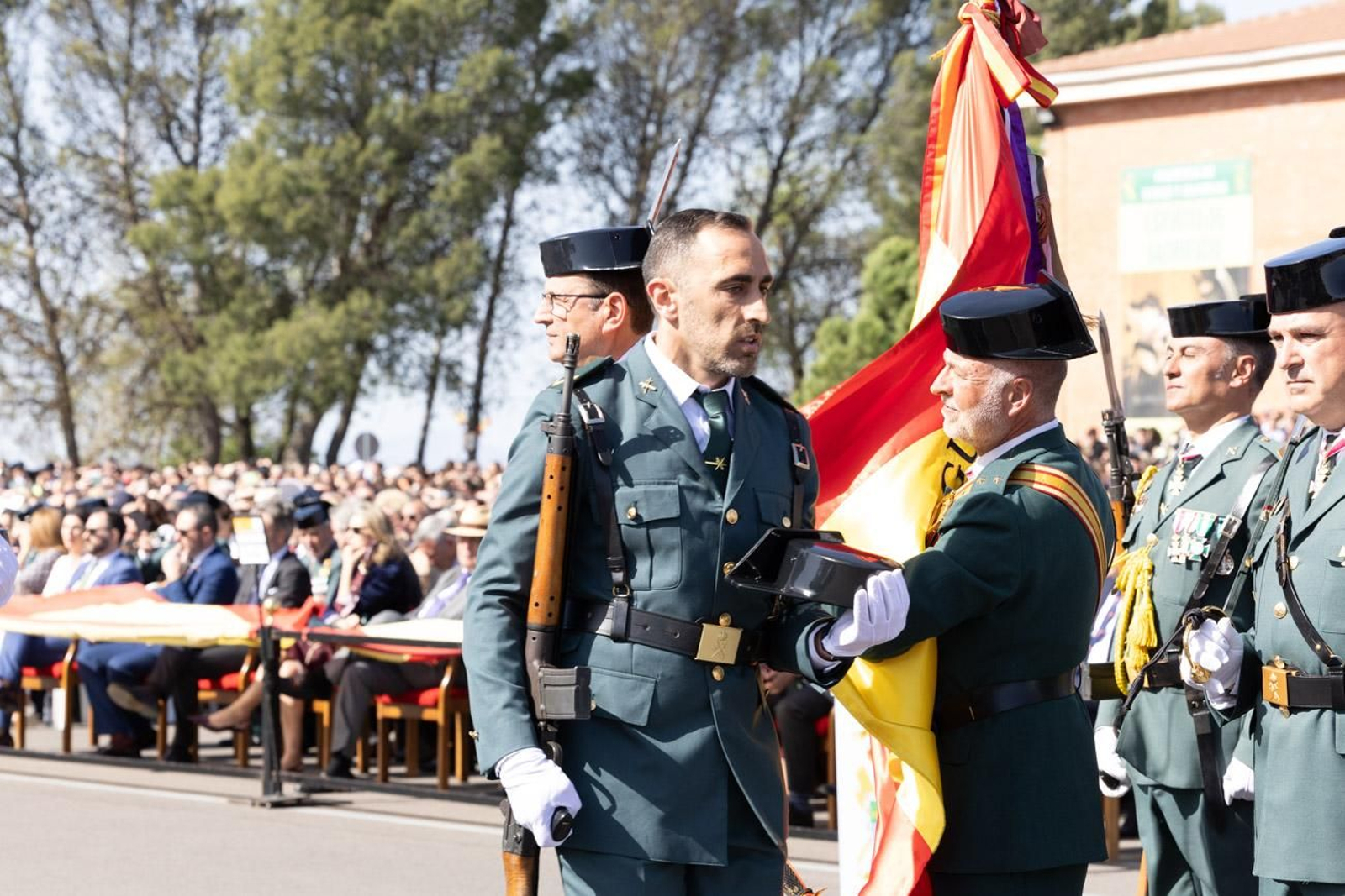 Acto de jura de bandera de la 130ª promoción de guardias civiles de la Academia de Baeza