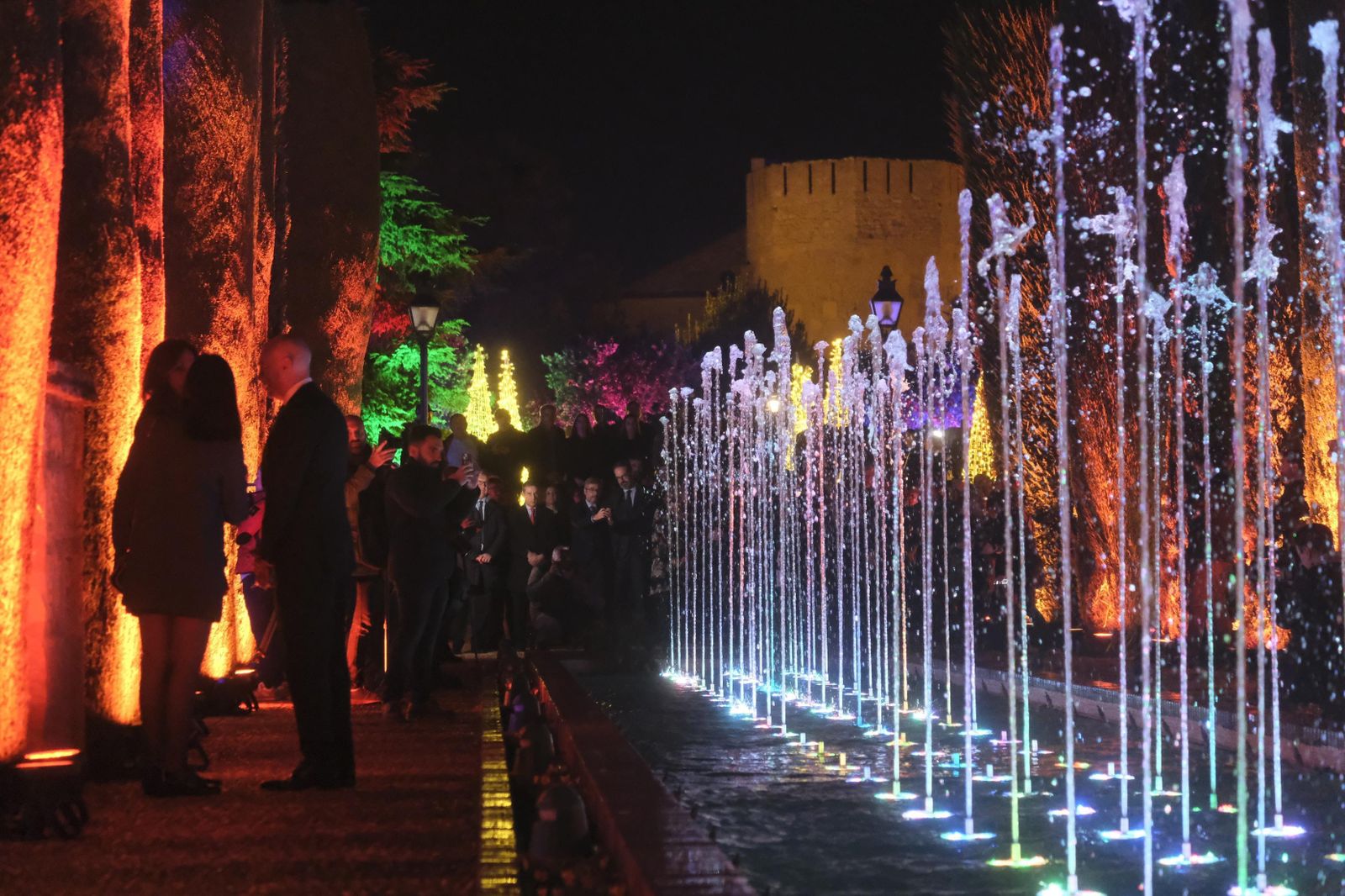 Espectáculo nocturno de luz y sonido del Alcázar.