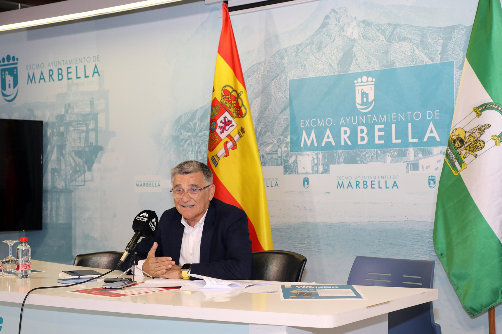 El teniente de alcalde sampedreño, Javier García.