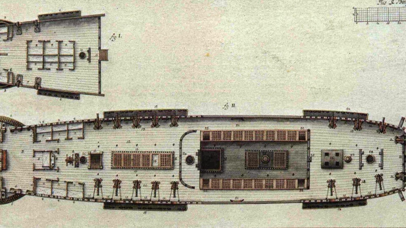 Navío montañés por dentro