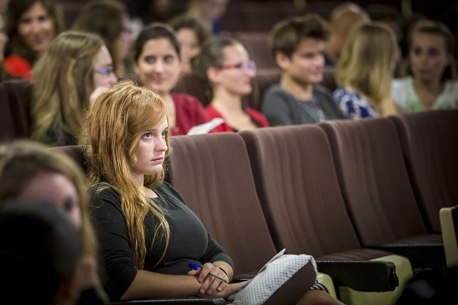 Imagen de archivo de una de las jornadas de presentación de los Erasmus en Cádiz
