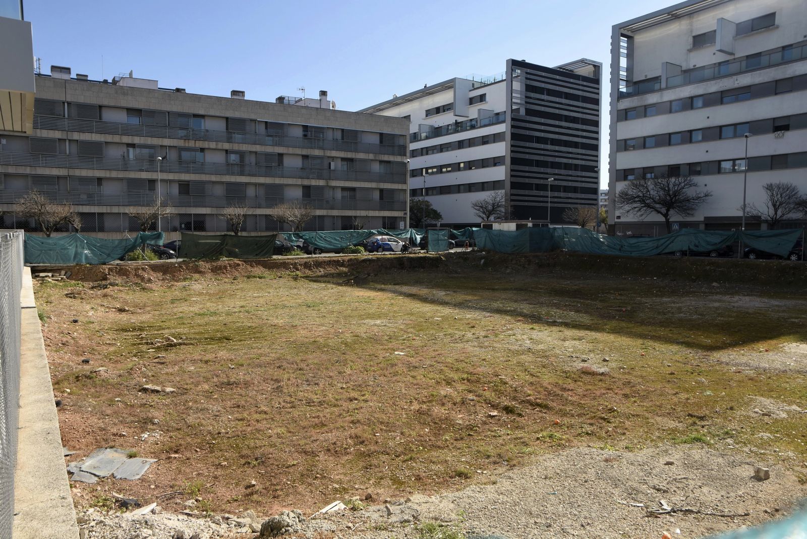 Solar en el que se ubicará el futuro edificio de la UCO.