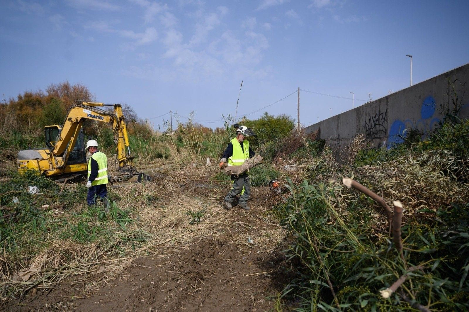 Rambla de El Charco de Costacabana, zona de riesgo ante inundaciones.