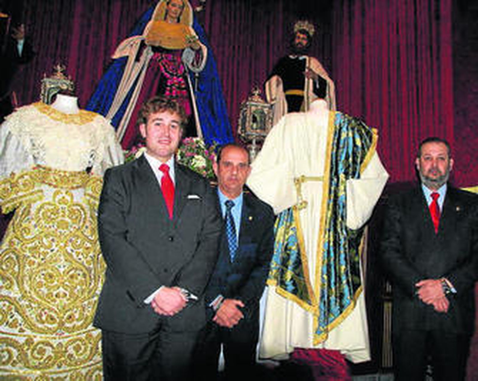 José Antonio Grande, Jesús Flichi y Francisco Muñoz.