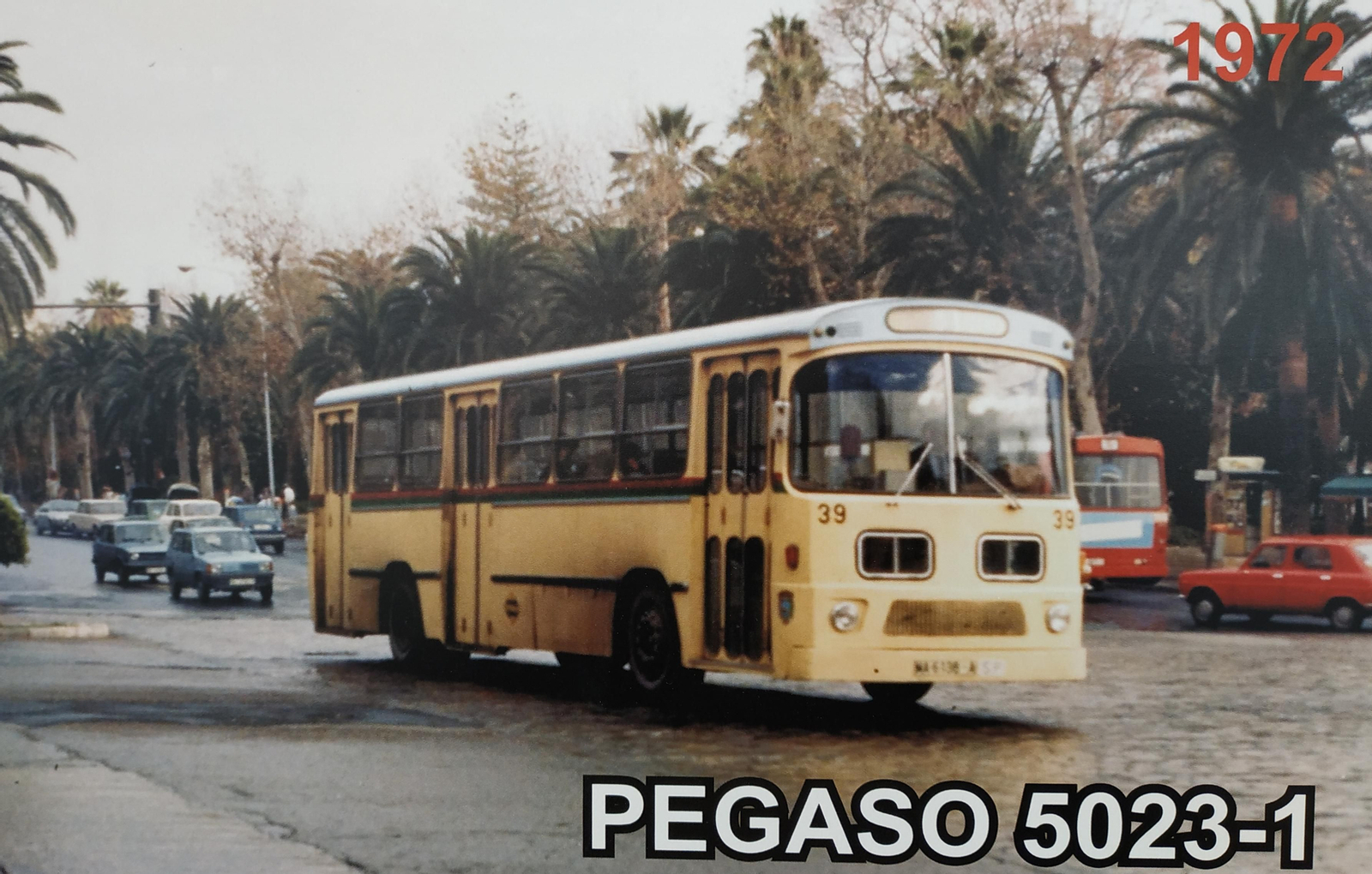 Fotos de los autobuses usados por la EMT de Málaga en sus 70 años de historia