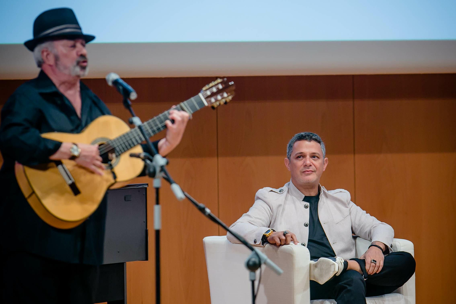 Acto de reconocimiento de Alejandro Sanz como hijo adoptivo de Cádiz