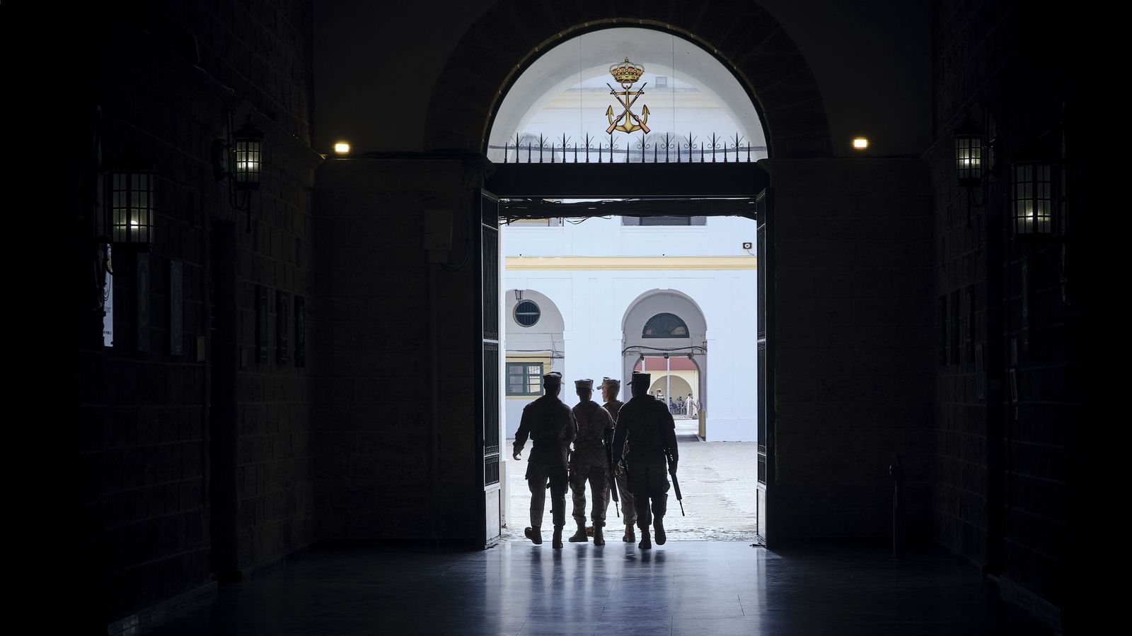 Instalaciones del Tercio de la Armada en San Fernando.