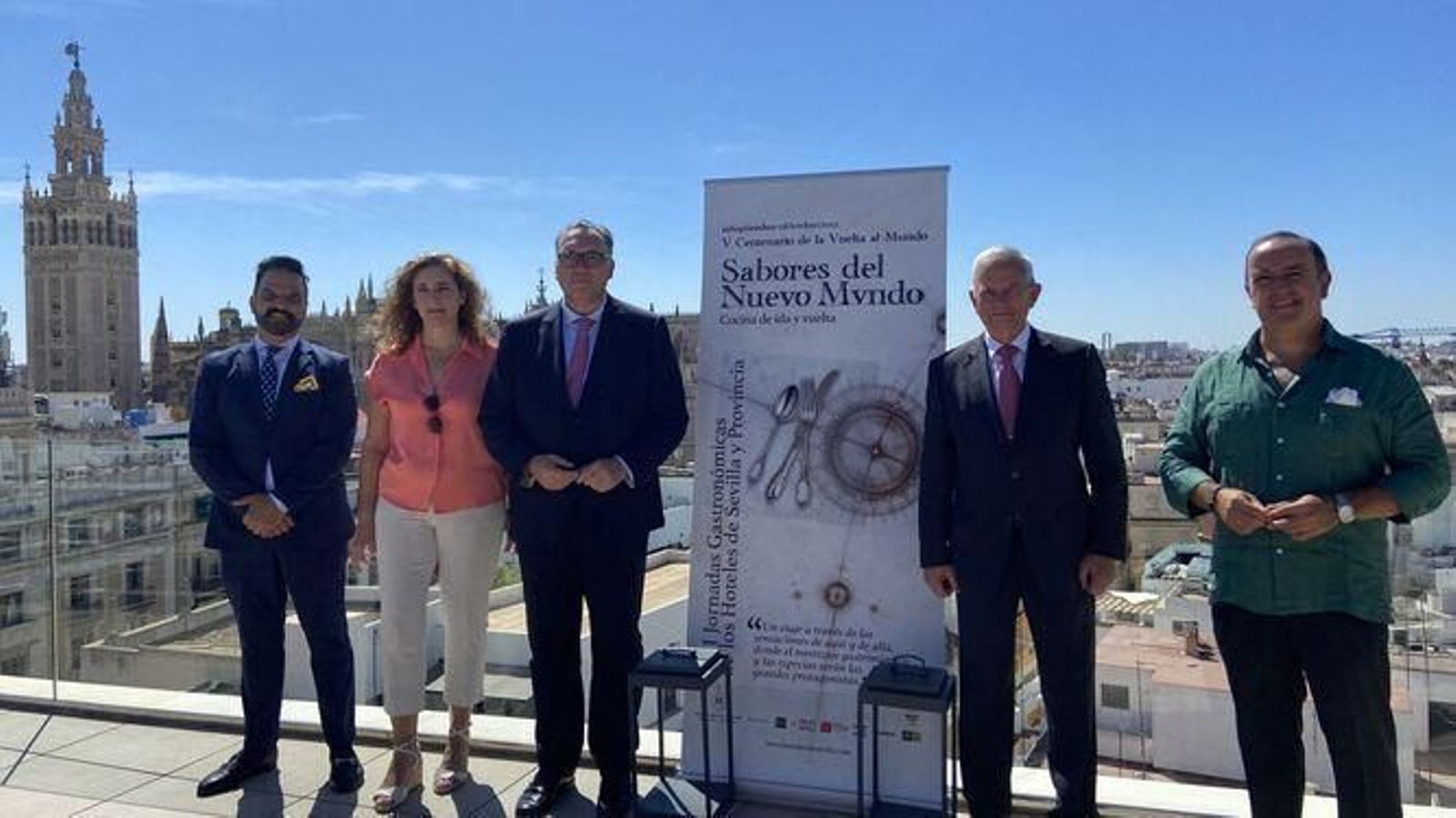 Presentación de las Jornadas Gastronómicas en los hoteles de Sevilla y provincia 'Sabores del Nuevo Mundo. Cocina de ida y vuelta'.