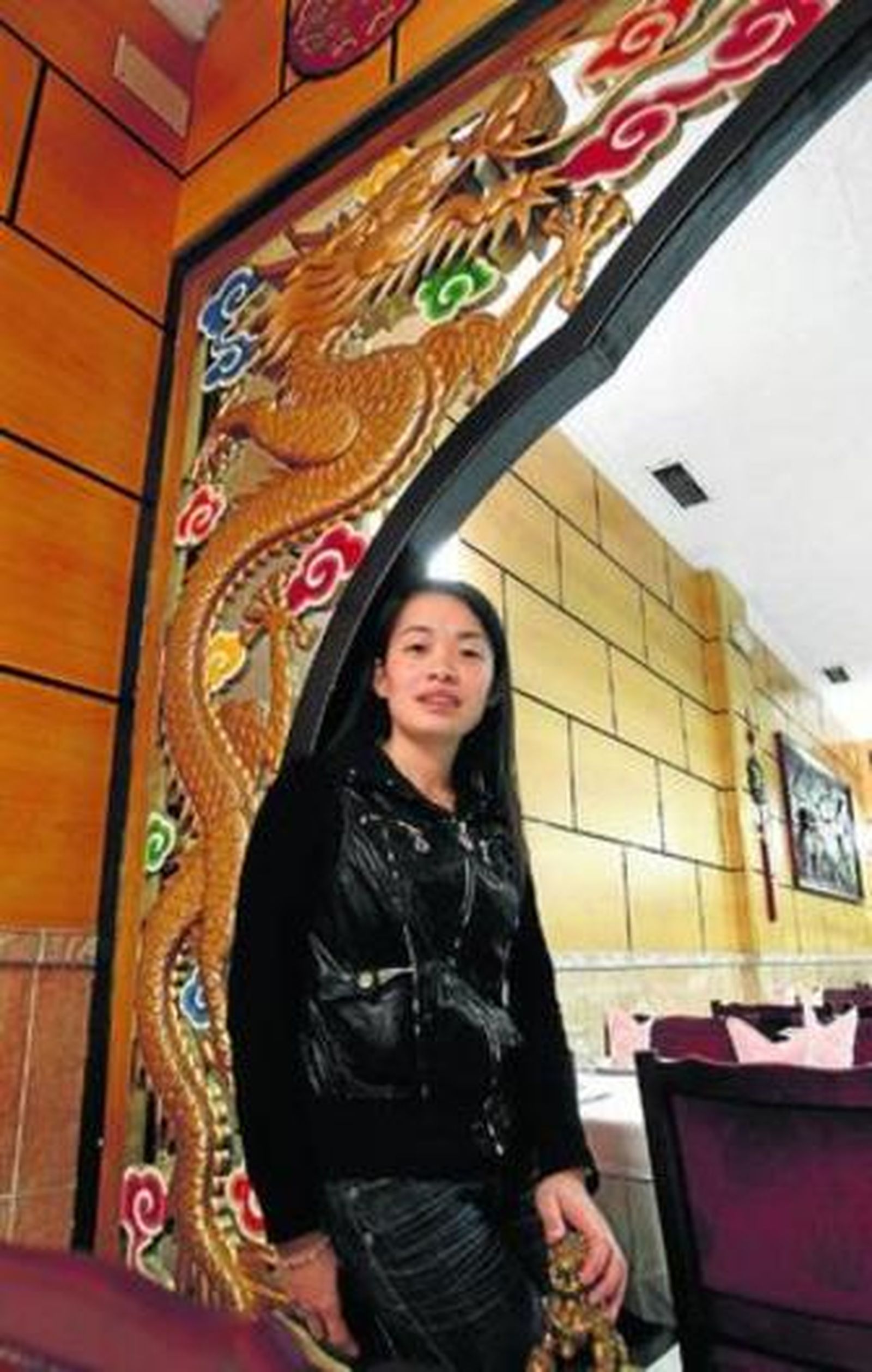 Li Ying, en el restaurante China Town que regenta junto con su marido.