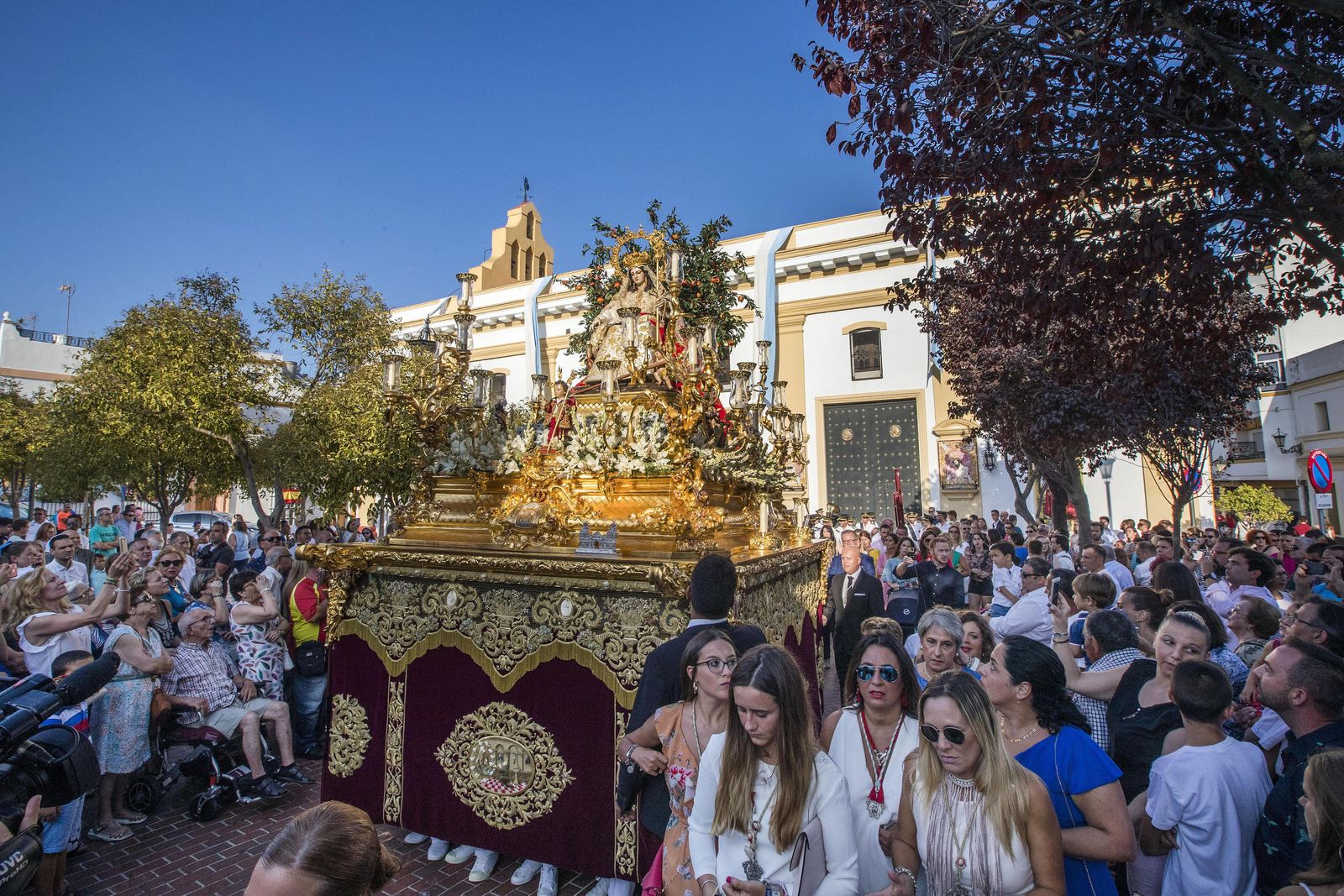 Las imágenes de la procesión de la Divina Pastora