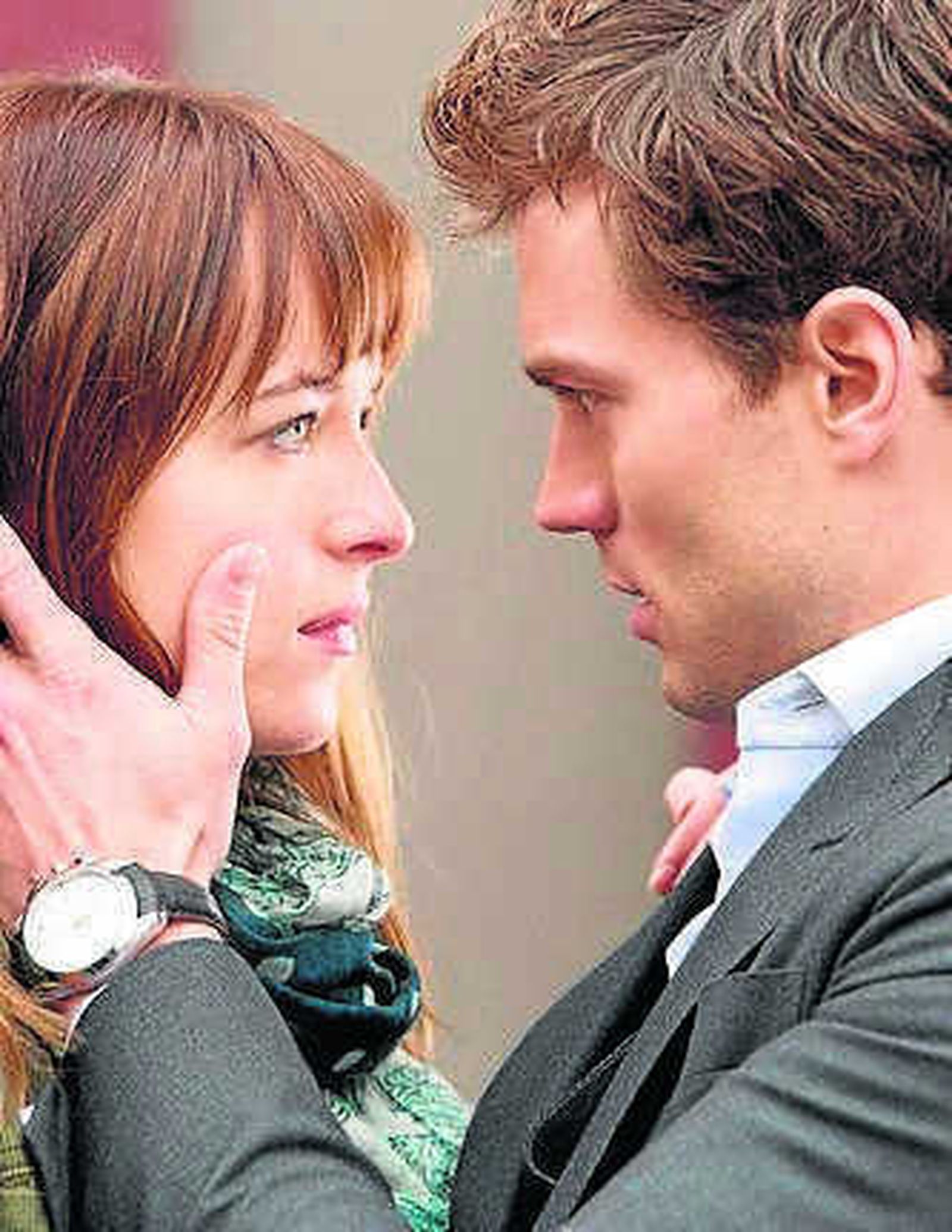 Dakota Johnson y Jamie Dornan.