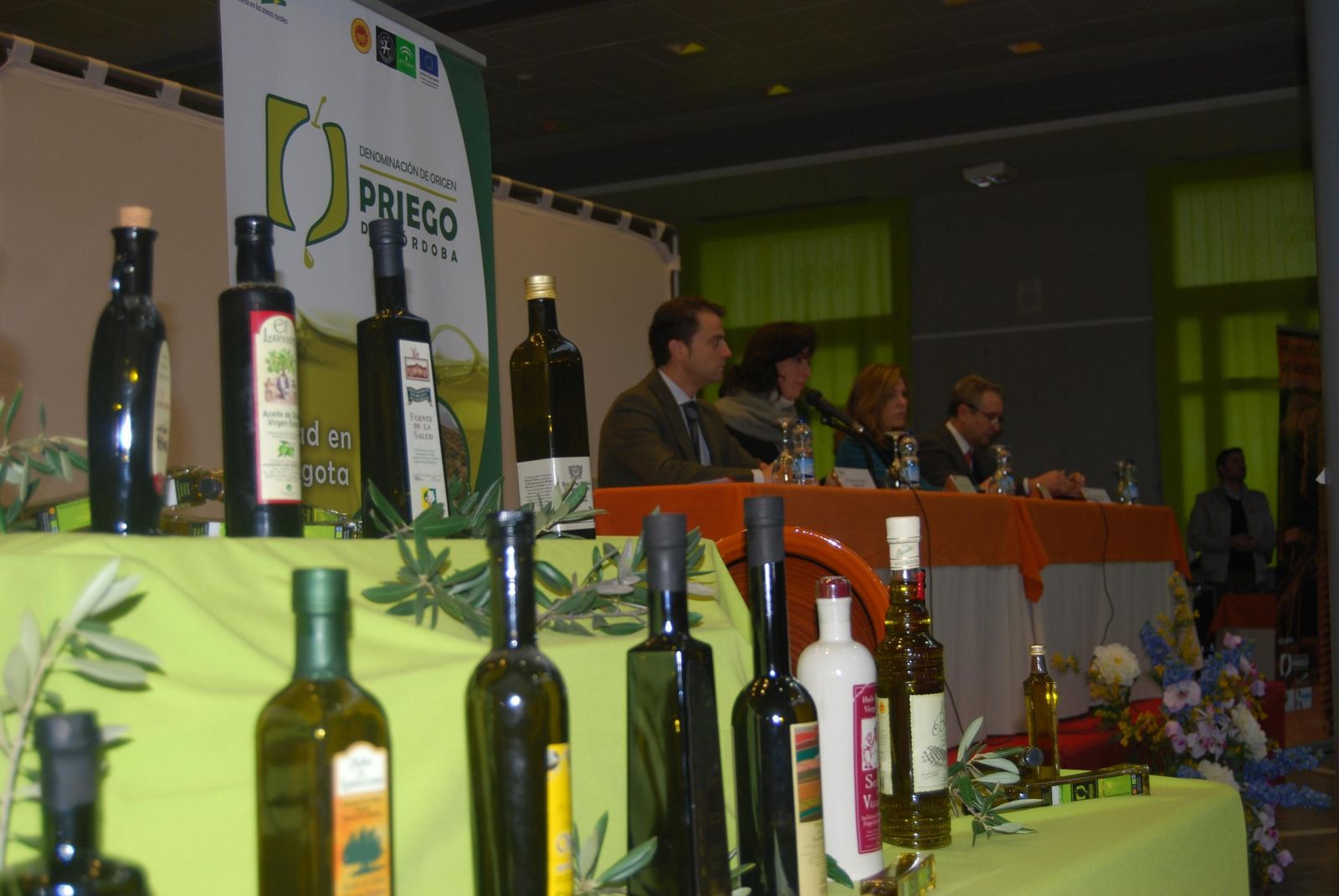 Muestra de aceites de la DOP Priego de Córdoba.