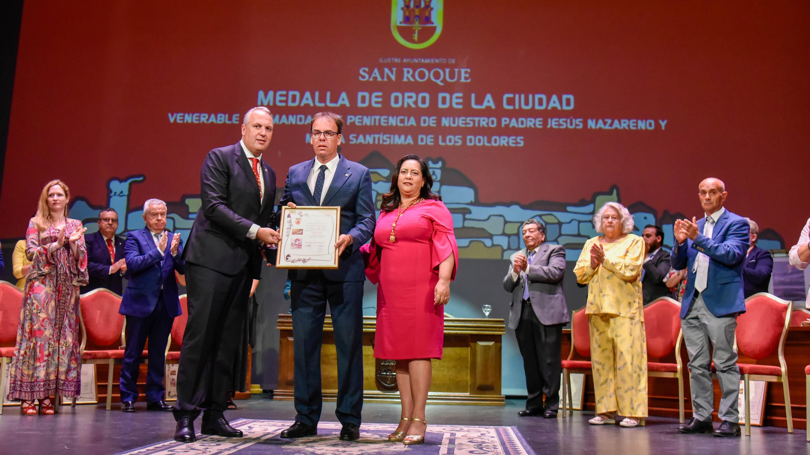 Pleno y entrega de reconocimientos por el 316 aniversario de San Roque"