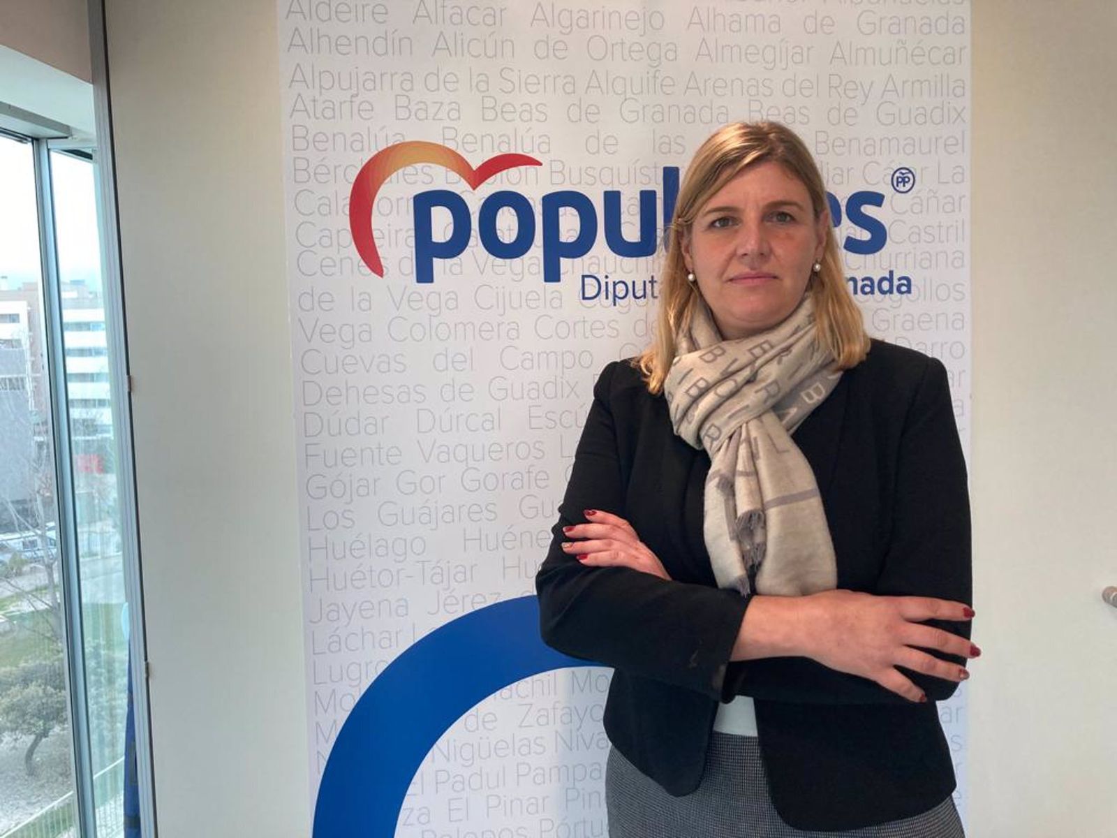 La portavoz del PP en la Diputación de Granada, Inmaculada Hernández
