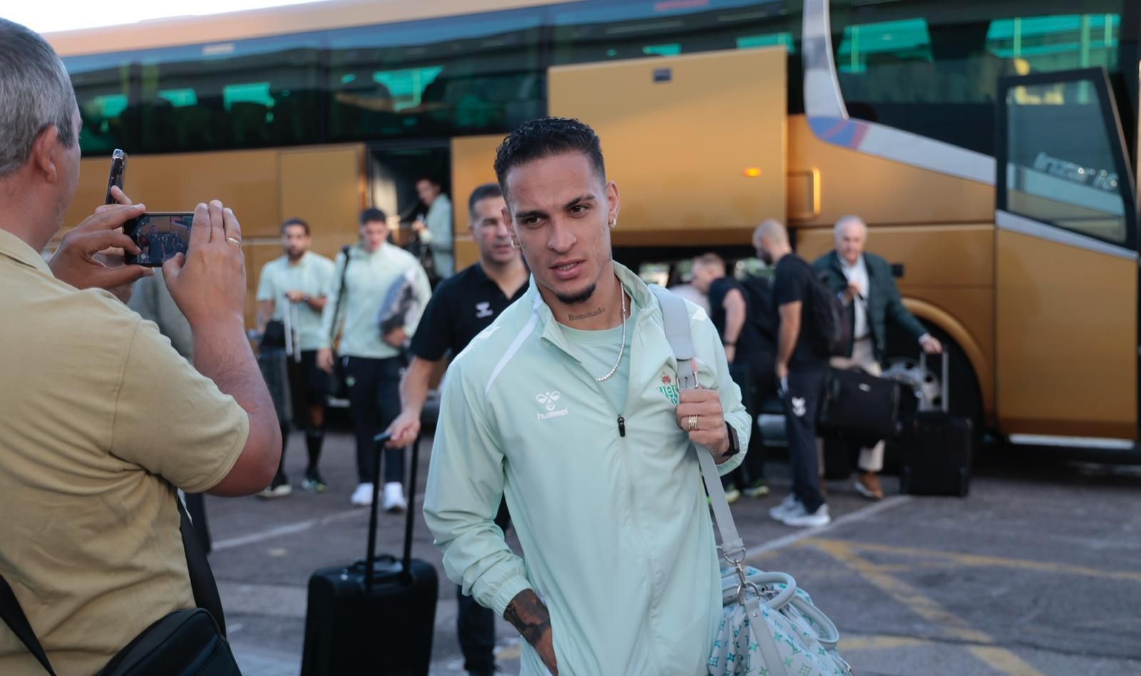 Las fotos del viaje del Betis a Genk