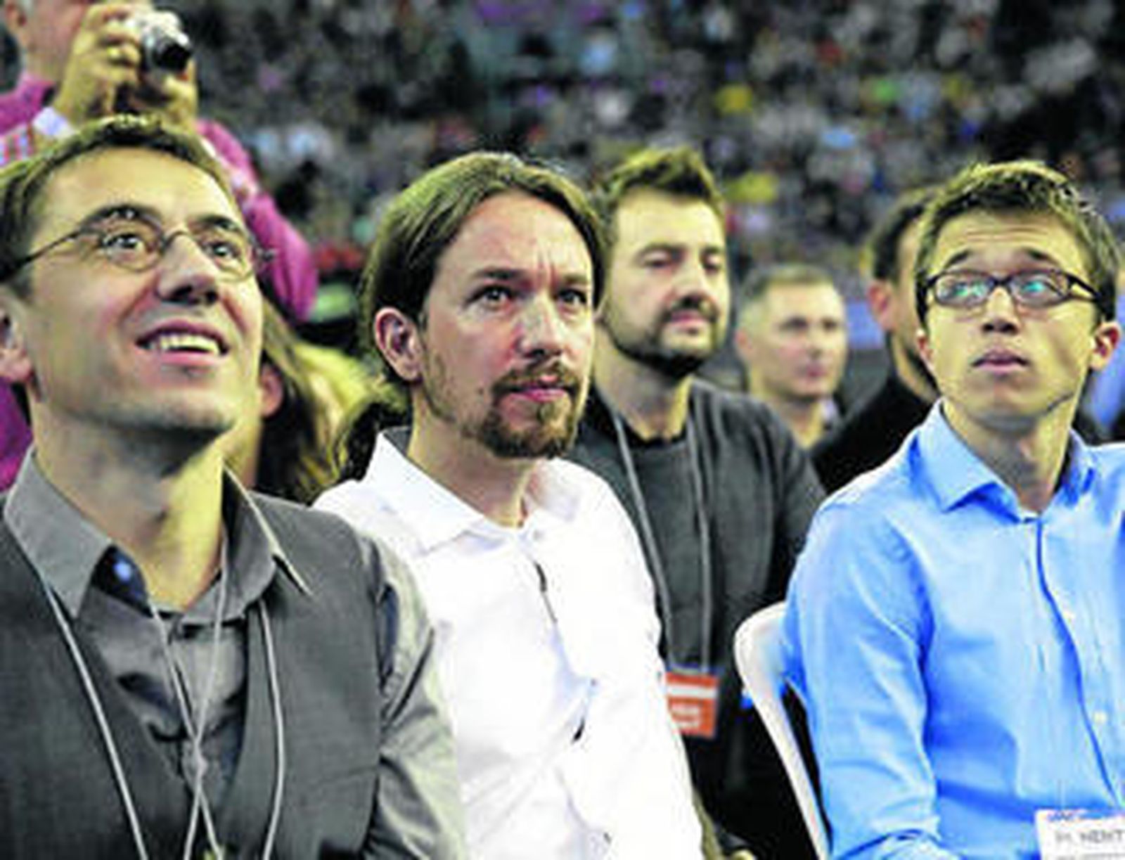 Monedero, Iglesias y Errejón, en una imagen de archivo.