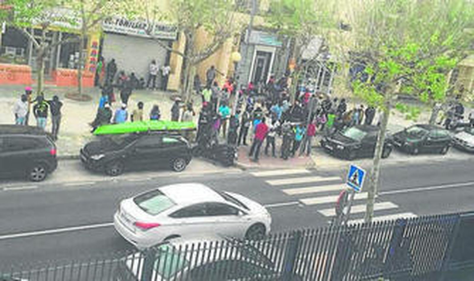 Concentración de inmigrantes, el domingo en Benalmádena.