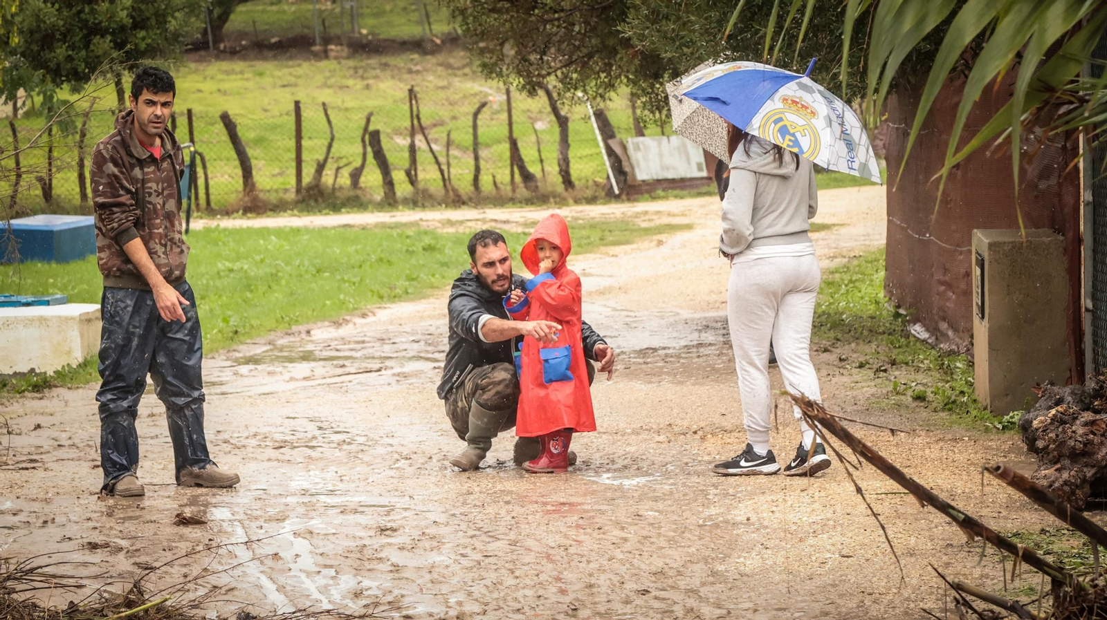 Imágenes de la zona rural afectadas por la Dana, inundaciones y desalojos