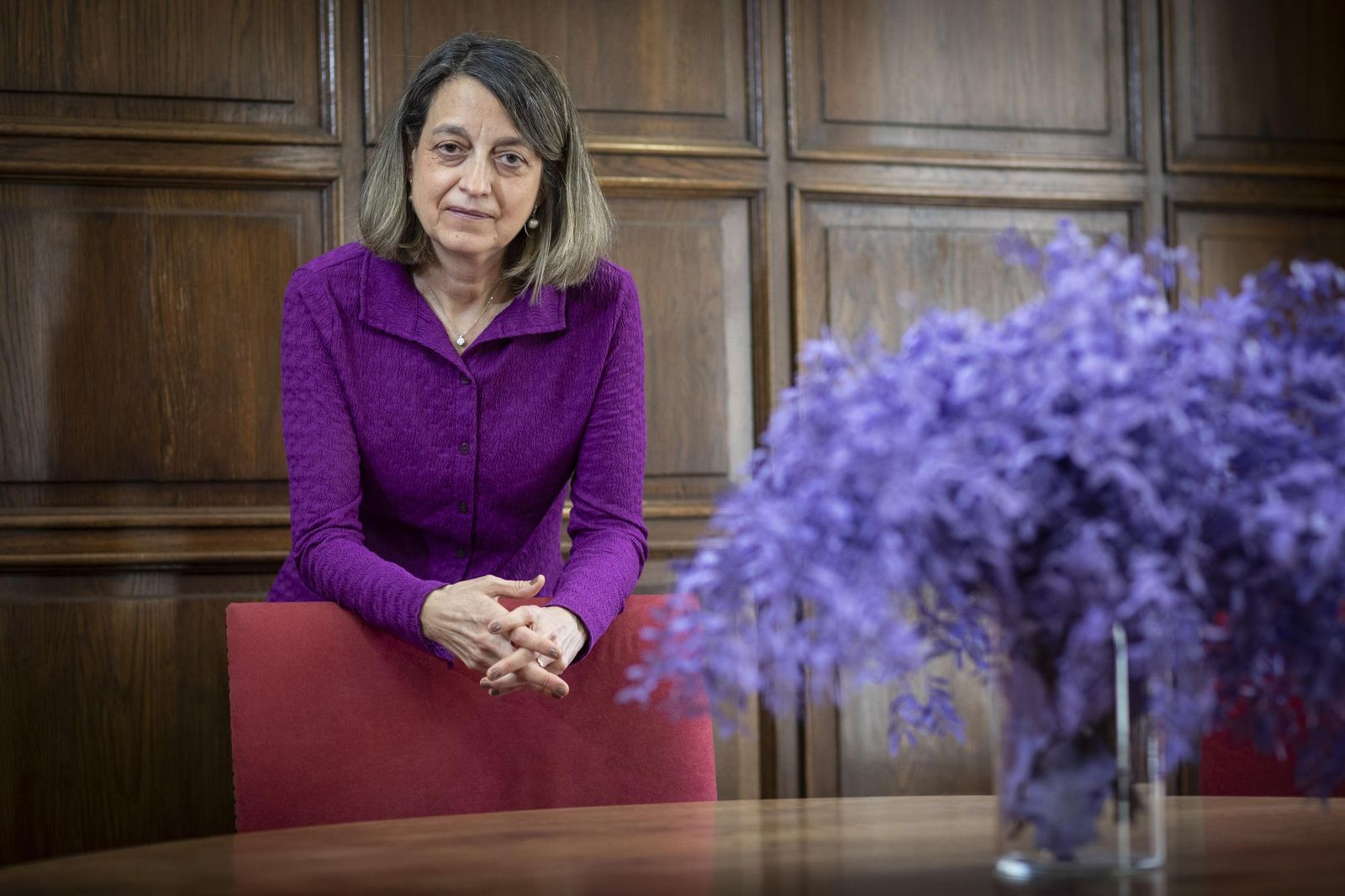 Concepción Rodríguez Cabezas, en su despacho en la sede de la Fiscalía en Gran Vía.